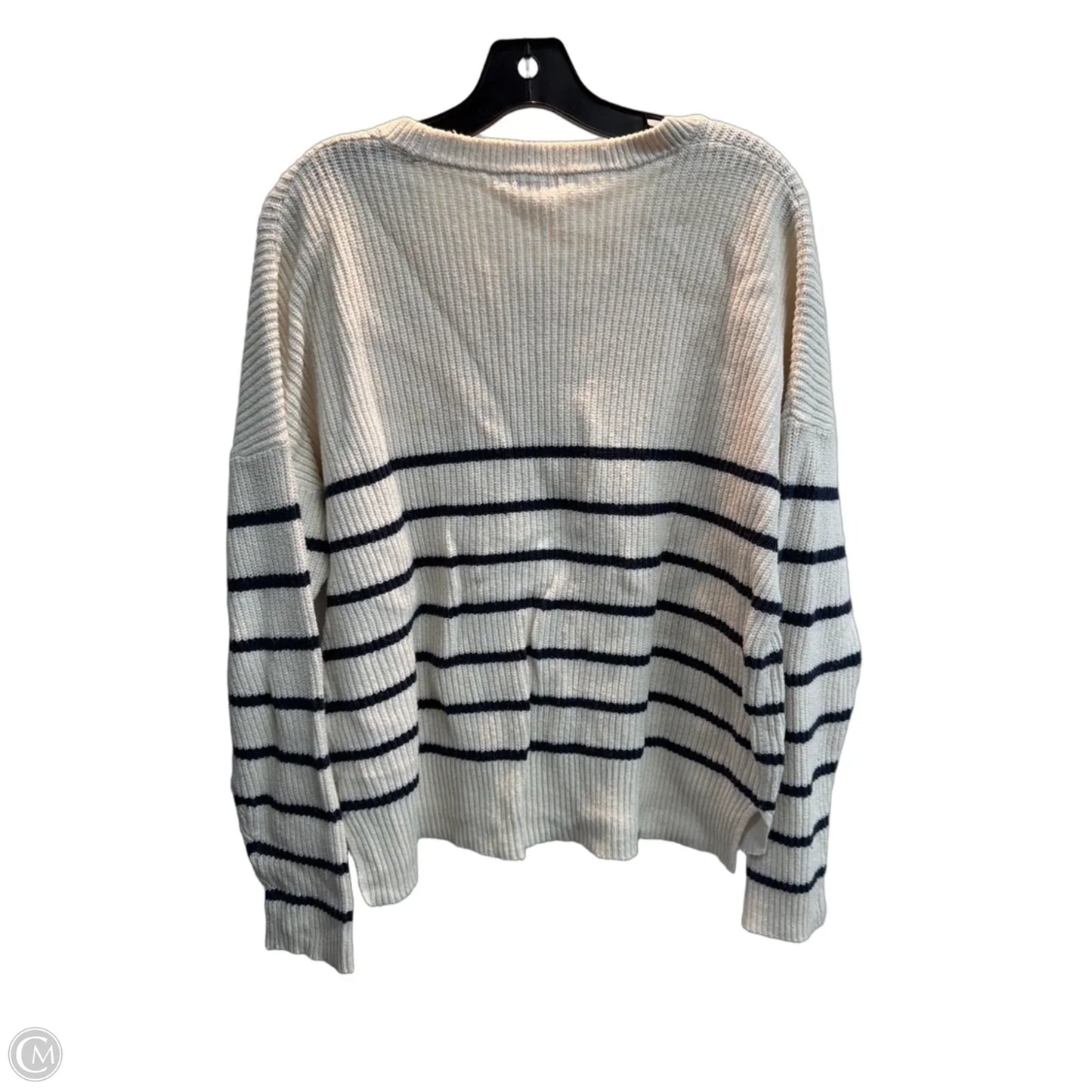 Sweater By Madewell In Striped Pattern, Size: Xl