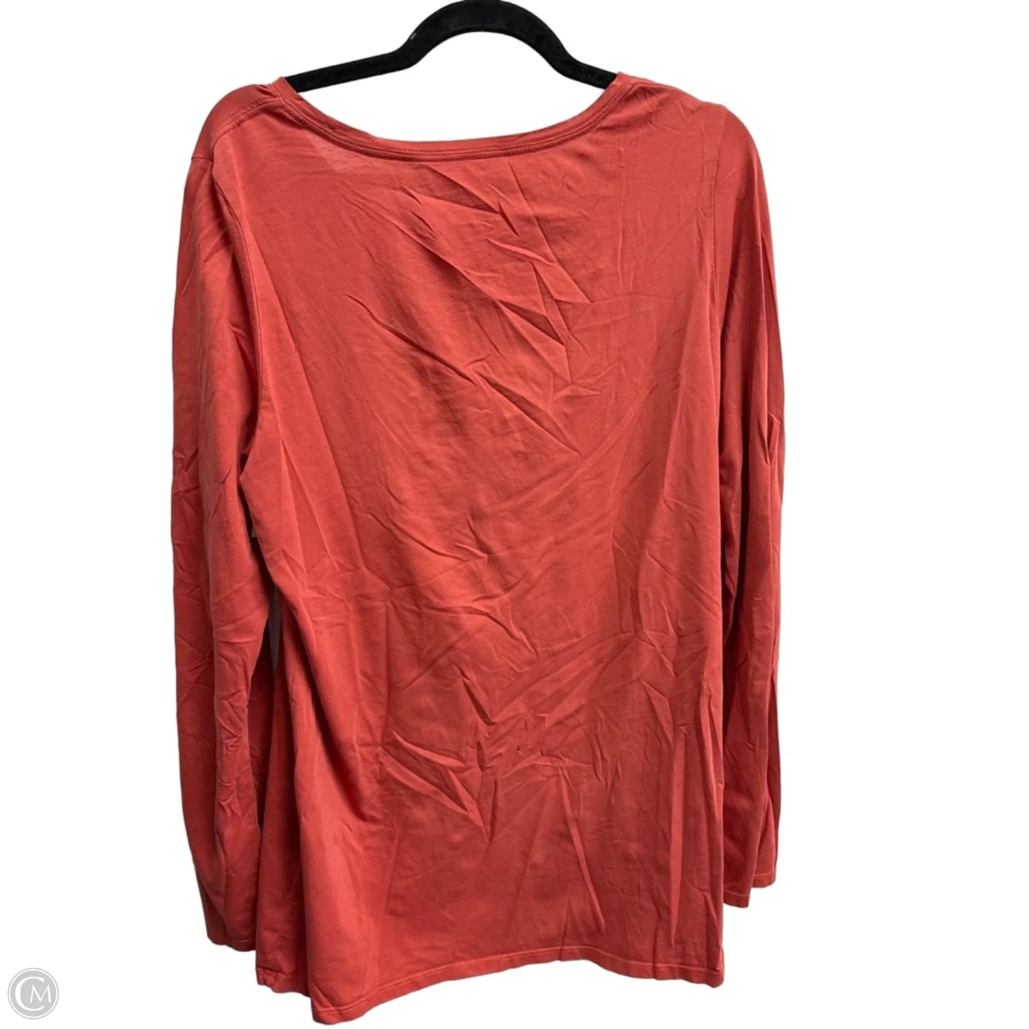 Top Long Sleeve Basic By Pure Jill In Orange, Size: L