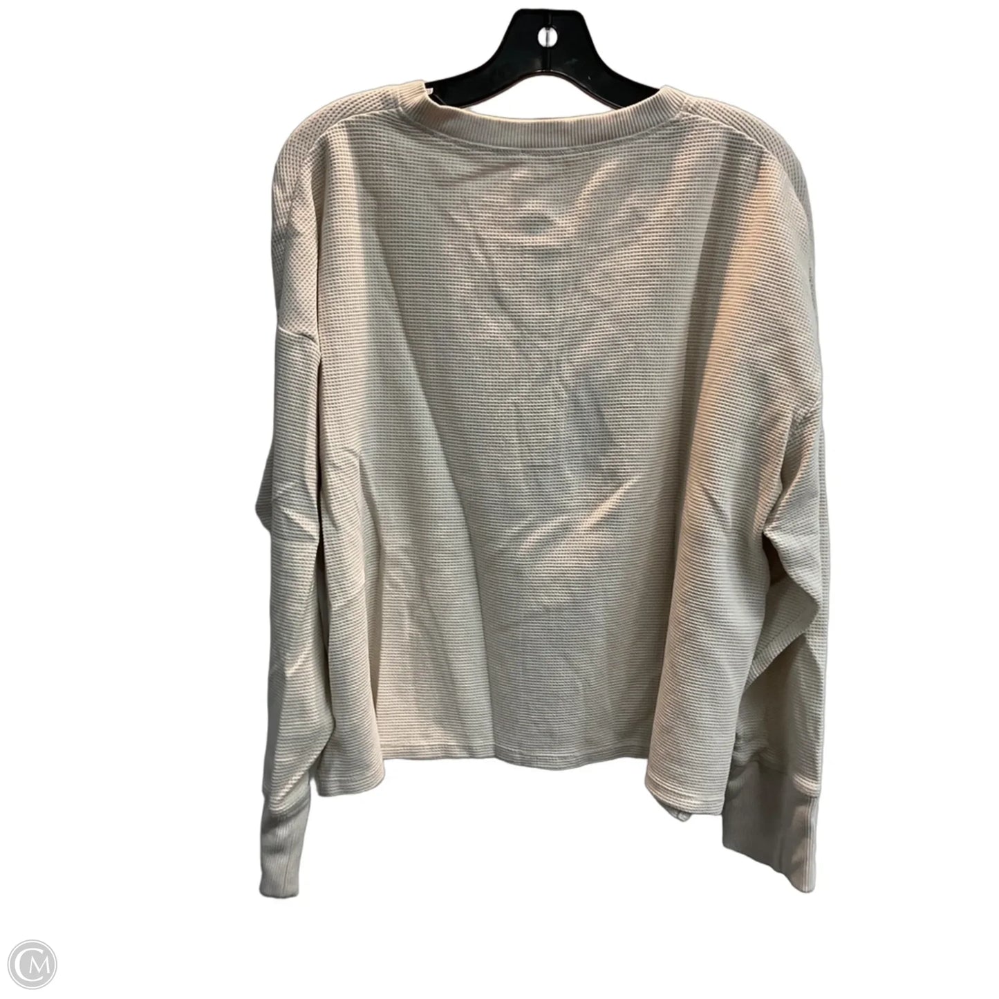 Top Long Sleeve By Haven In Cream, Size: Xl