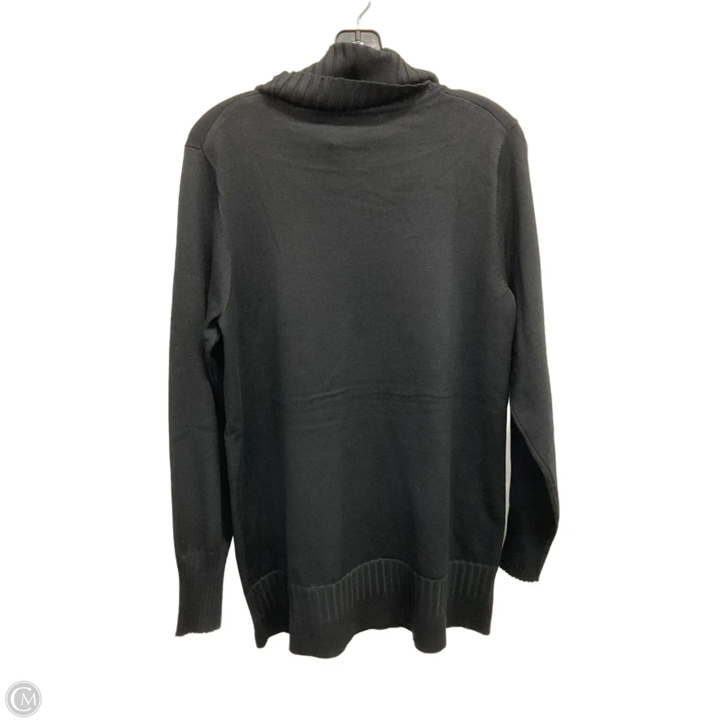 Top Long Sleeve By Cable And Gauge In Black, Size: L