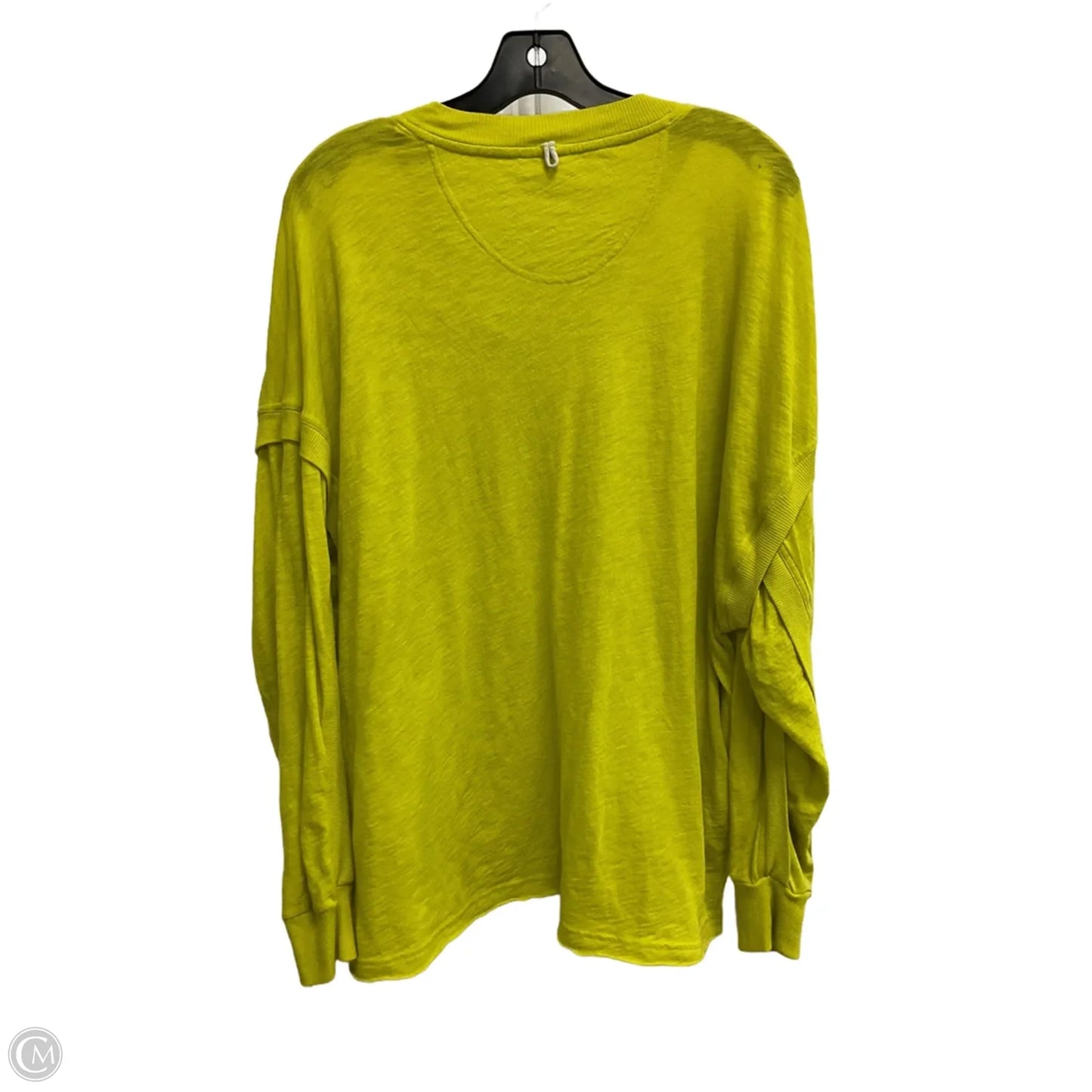 Top Long Sleeve By Free People In Yellow, Size: Xs
