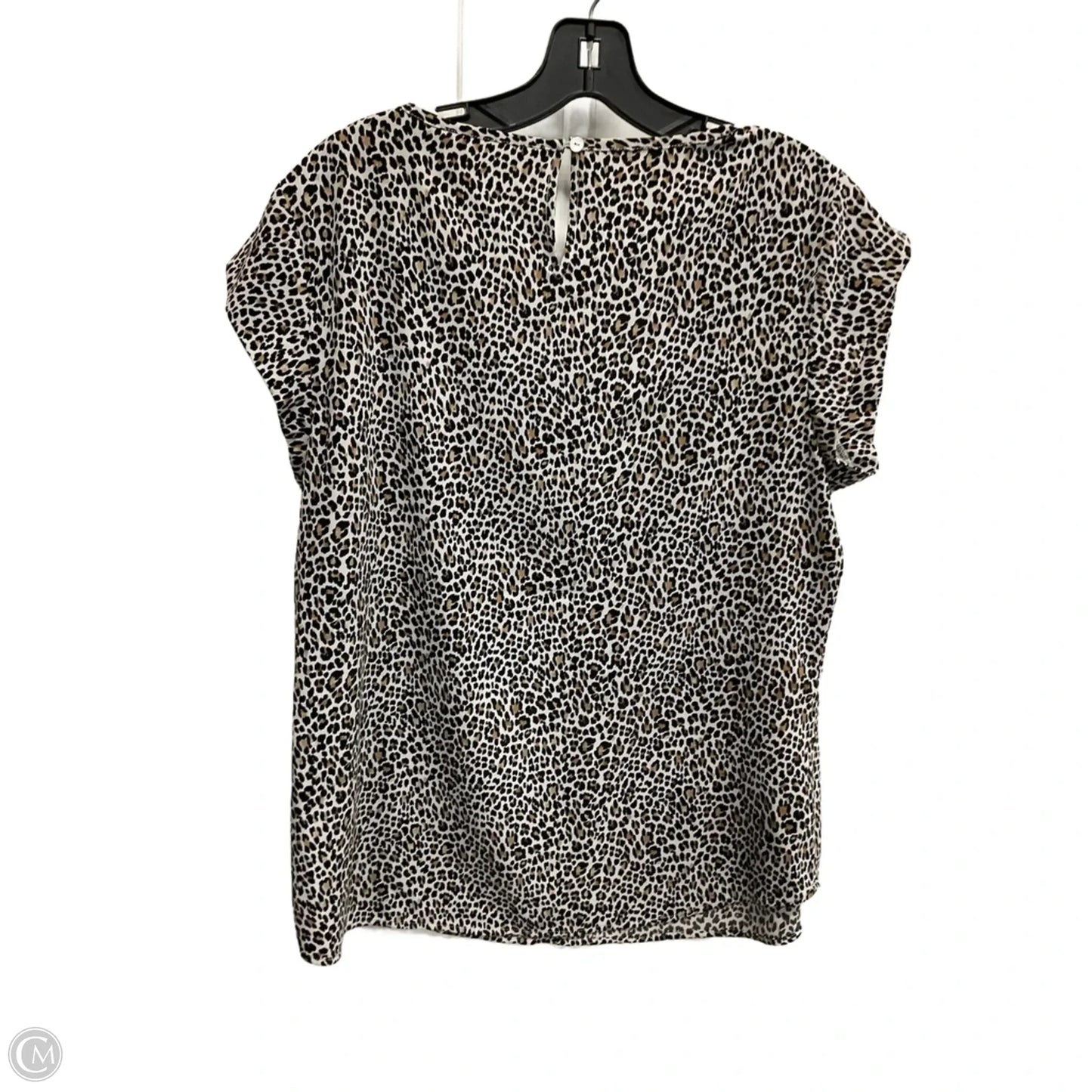 Top Short Sleeve By Chicos In Animal Print, Size: M