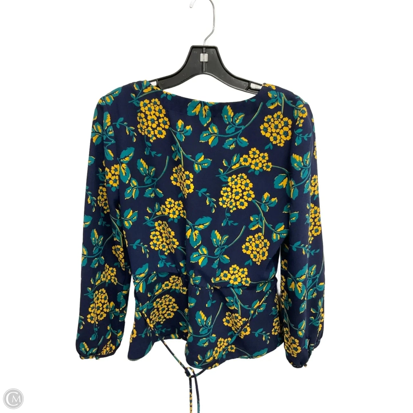 Blouse Long Sleeve By J. Crew In Floral Print, Size: S