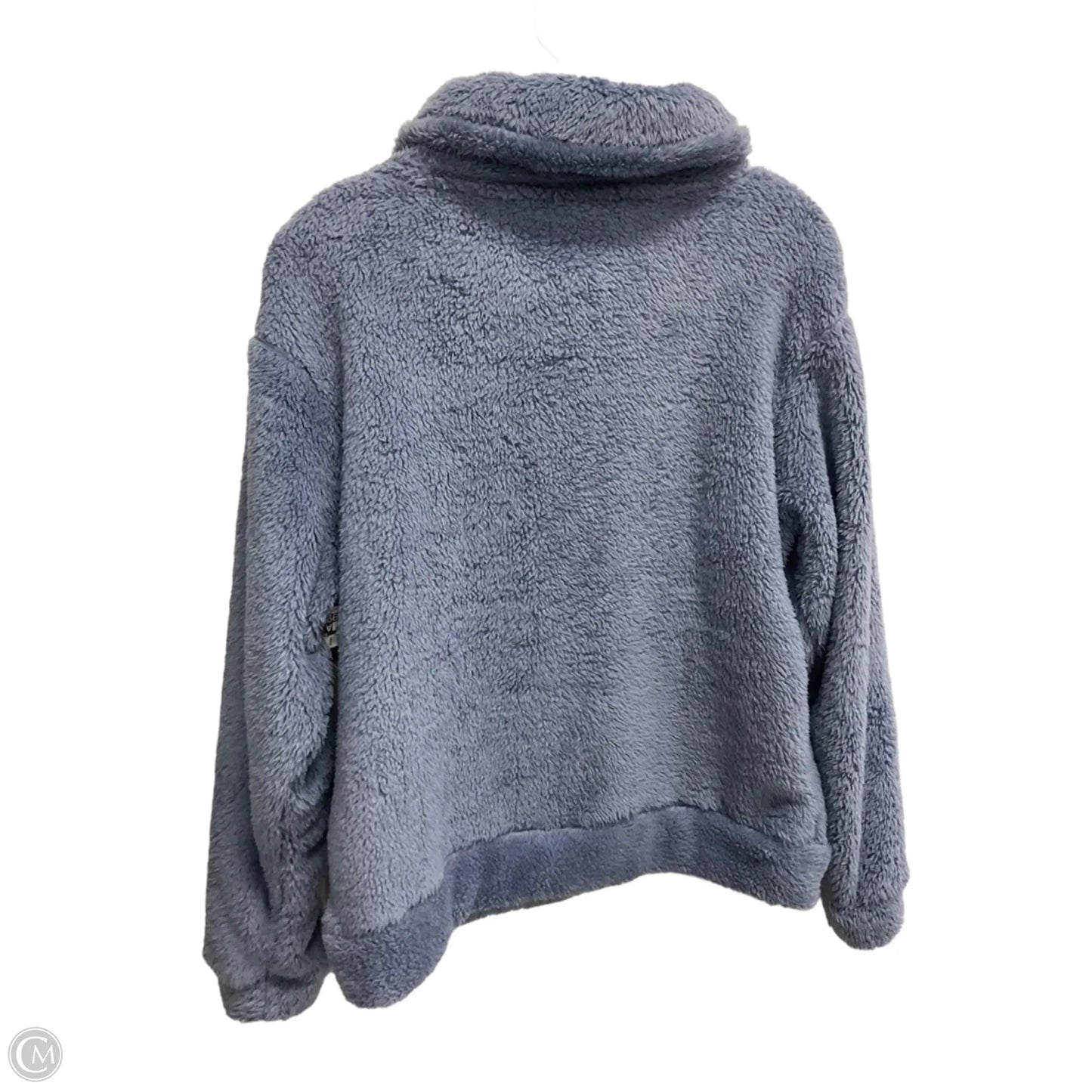 Jacket Faux Fur & Sherpa By Nicole By Nicole Miller In Blue, Size: M