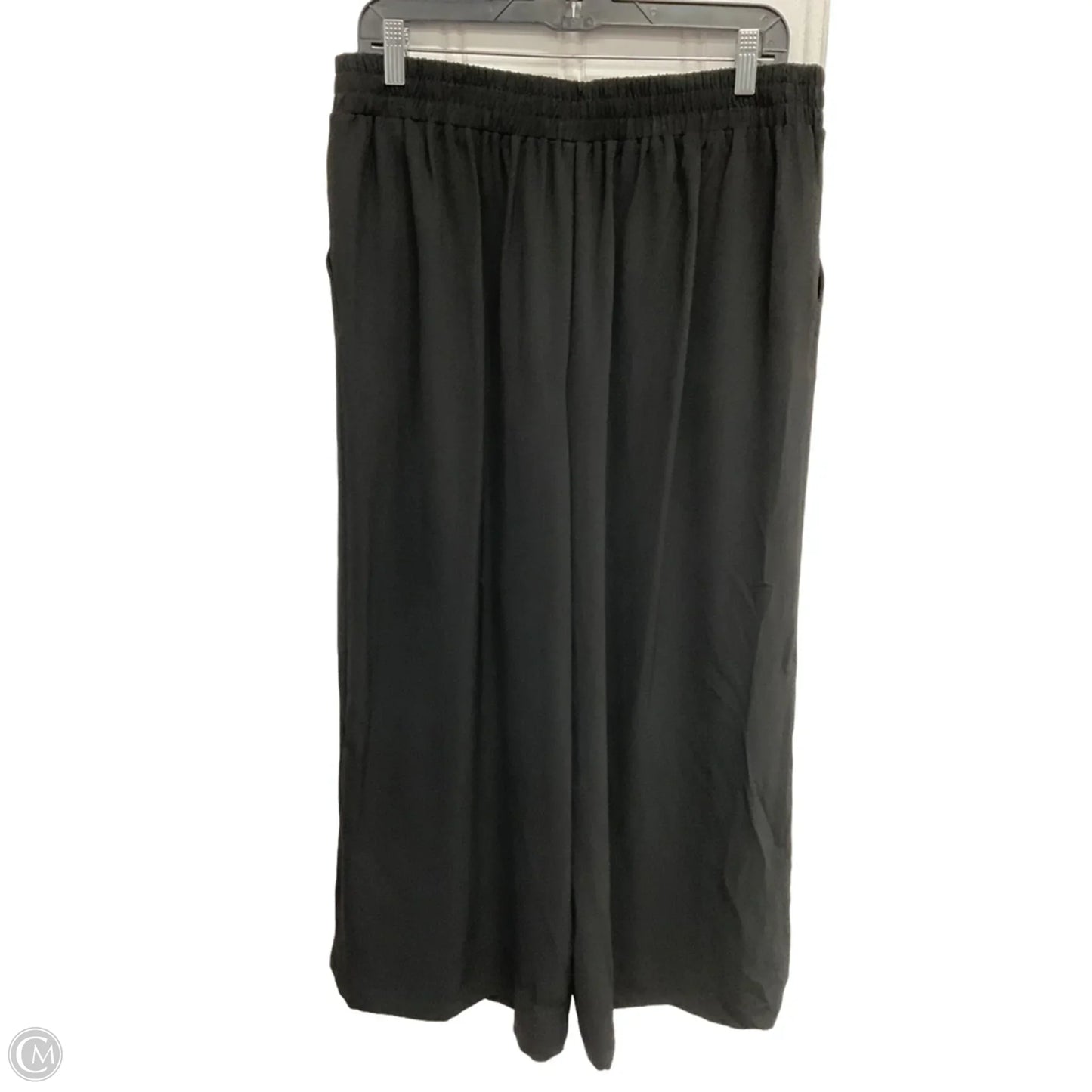 Pants Wide Leg By Adrianna Papell In Black, Size: L