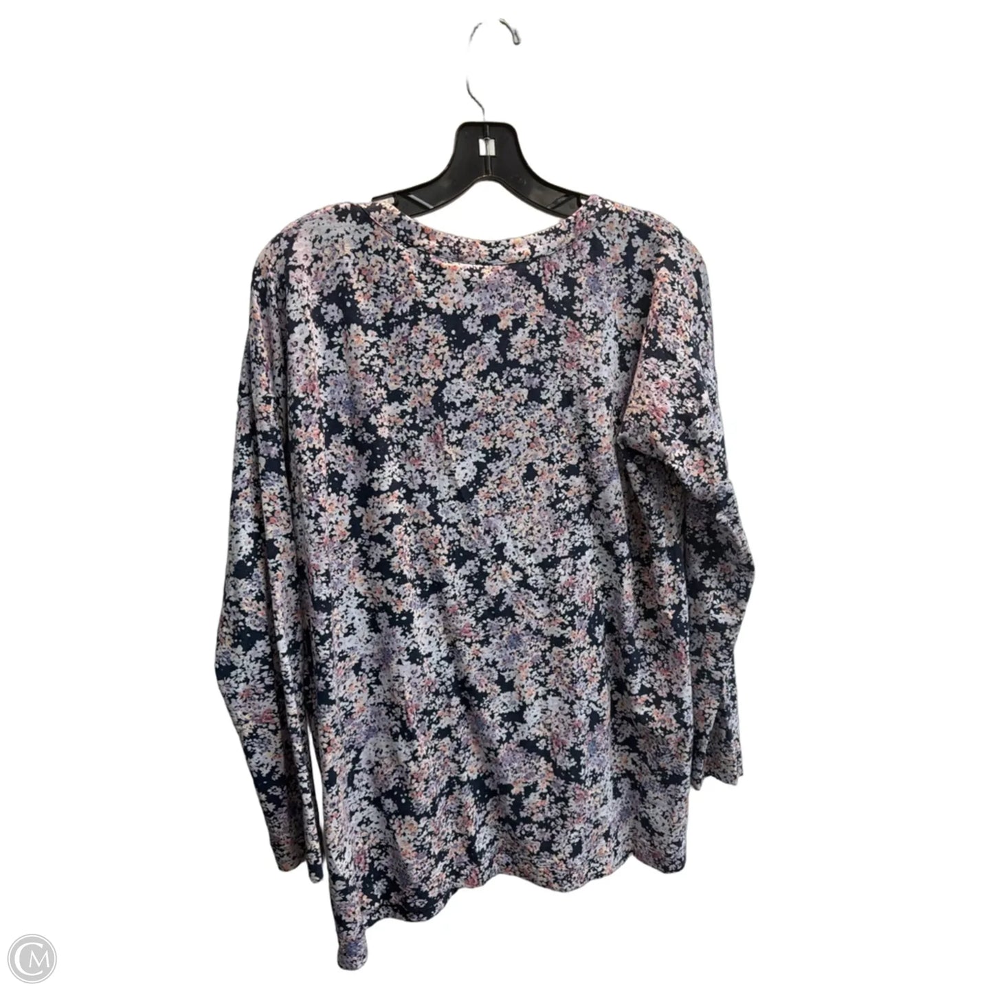 Top Long Sleeve By J. Jill In Floral Print, Size: Sp