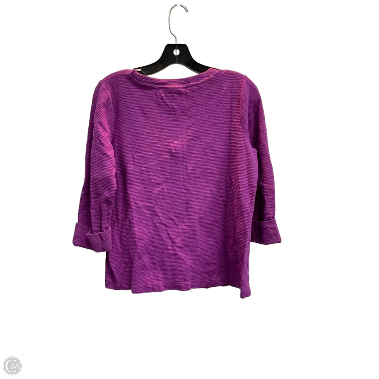 Top Long Sleeve By J. Jill In Purple, Size: S