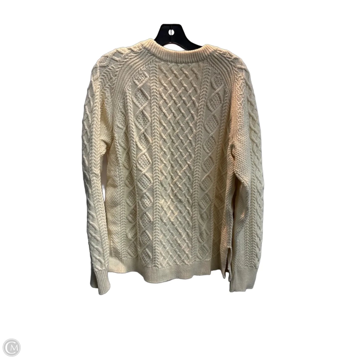 Sweater By J. Crew In Cream, Size: L
