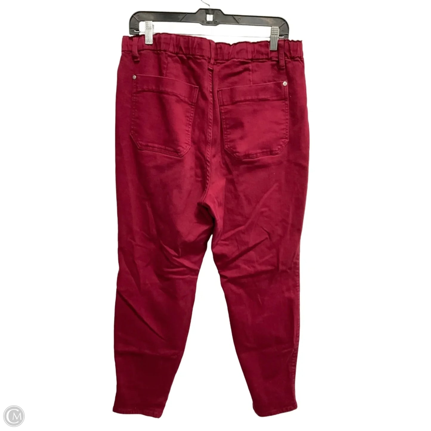Jeans Skinny By Judy Blue In Red, Size: 14