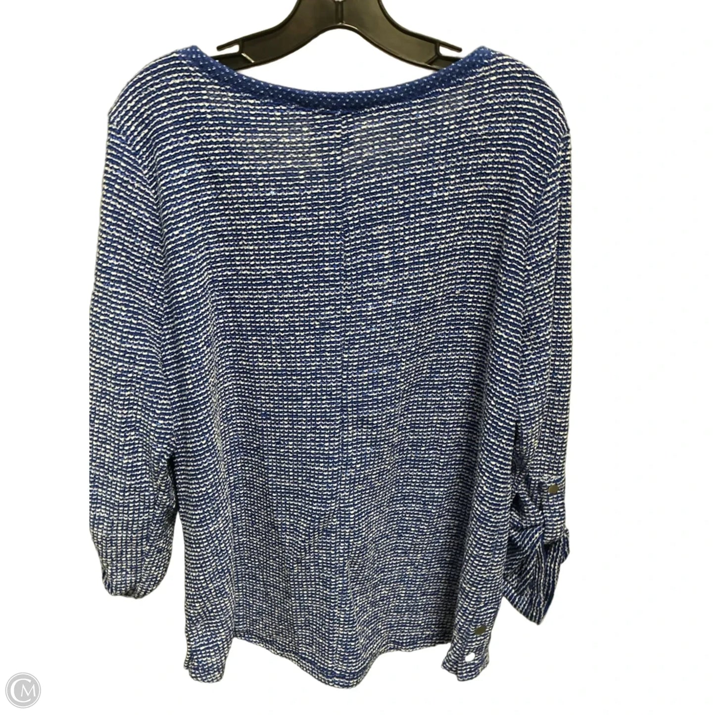 Top Long Sleeve By Ruby Rd In Blue, Size: Xl