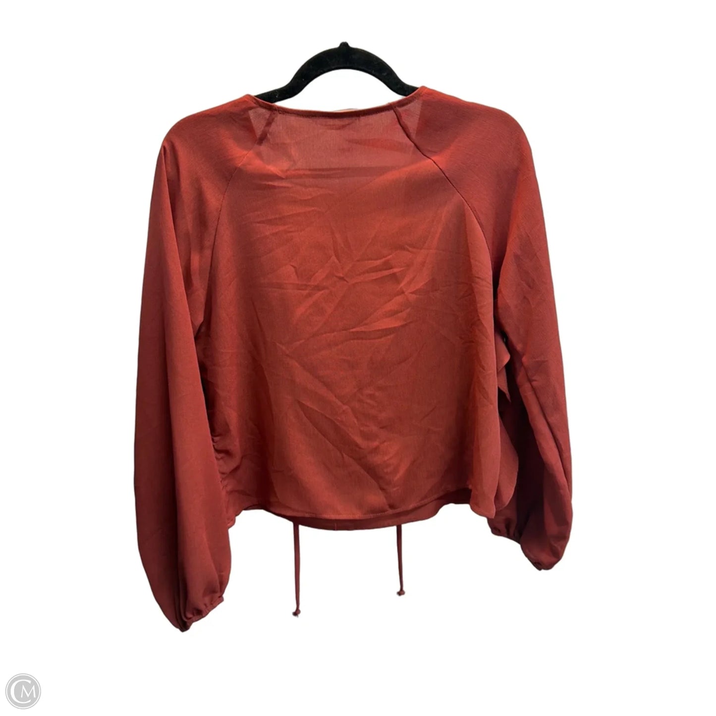 Blouse Long Sleeve By Honey Punch In Red, Size: S