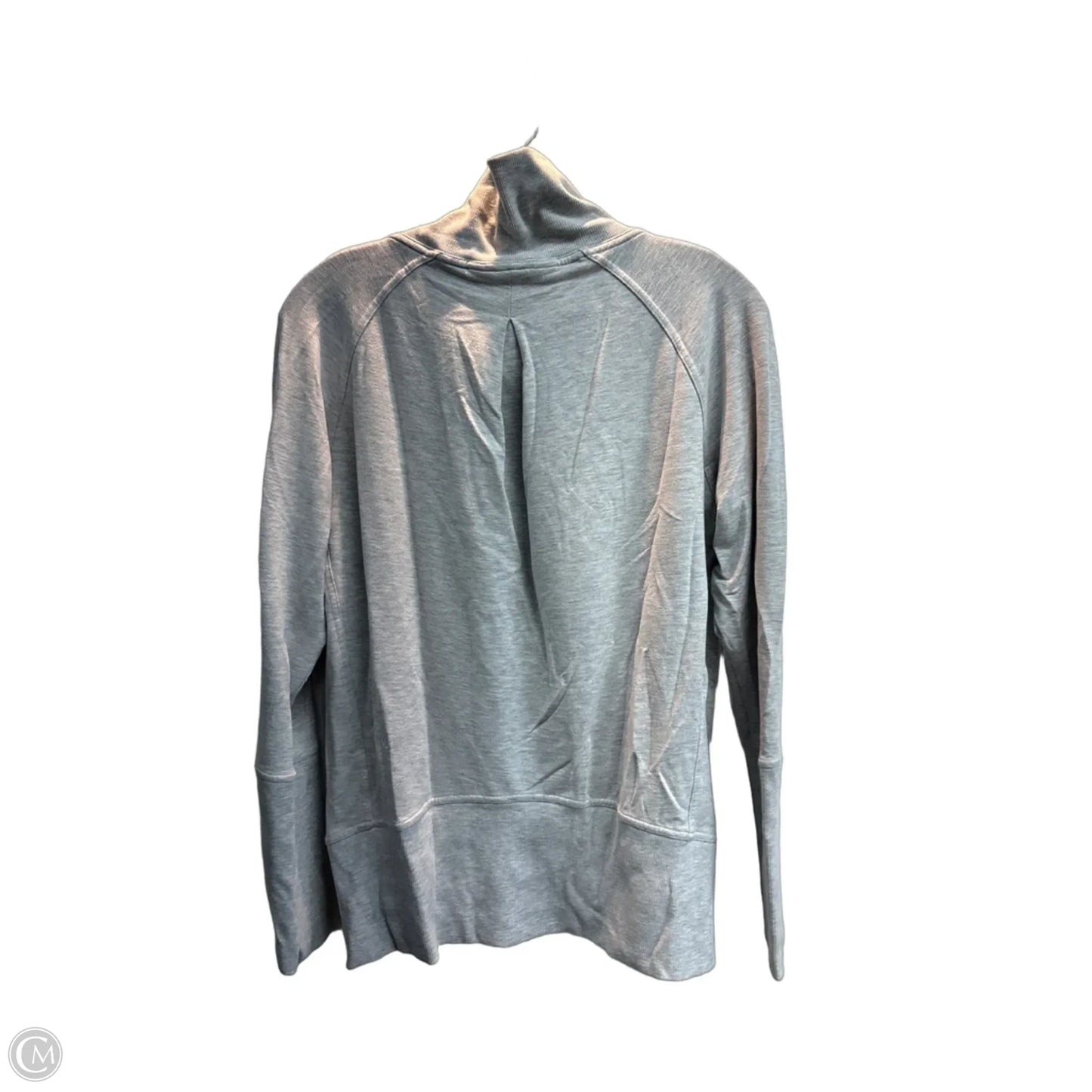 Athletic Sweatshirt Collar By Lululemon In Grey, Size: S