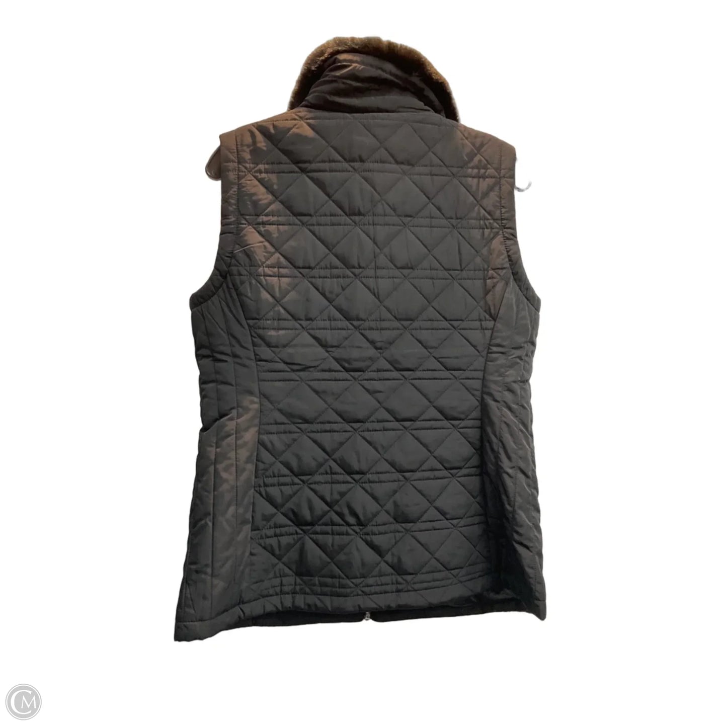 Vest Puffer & Quilted By Calvin Klein In Black, Size: M