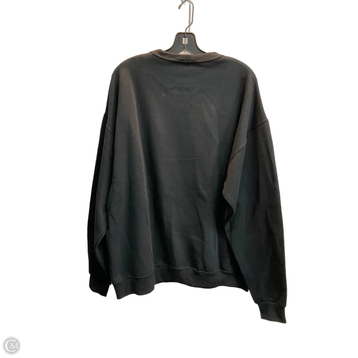 Sweatshirt Crewneck By Disney In Black, Size: 2x