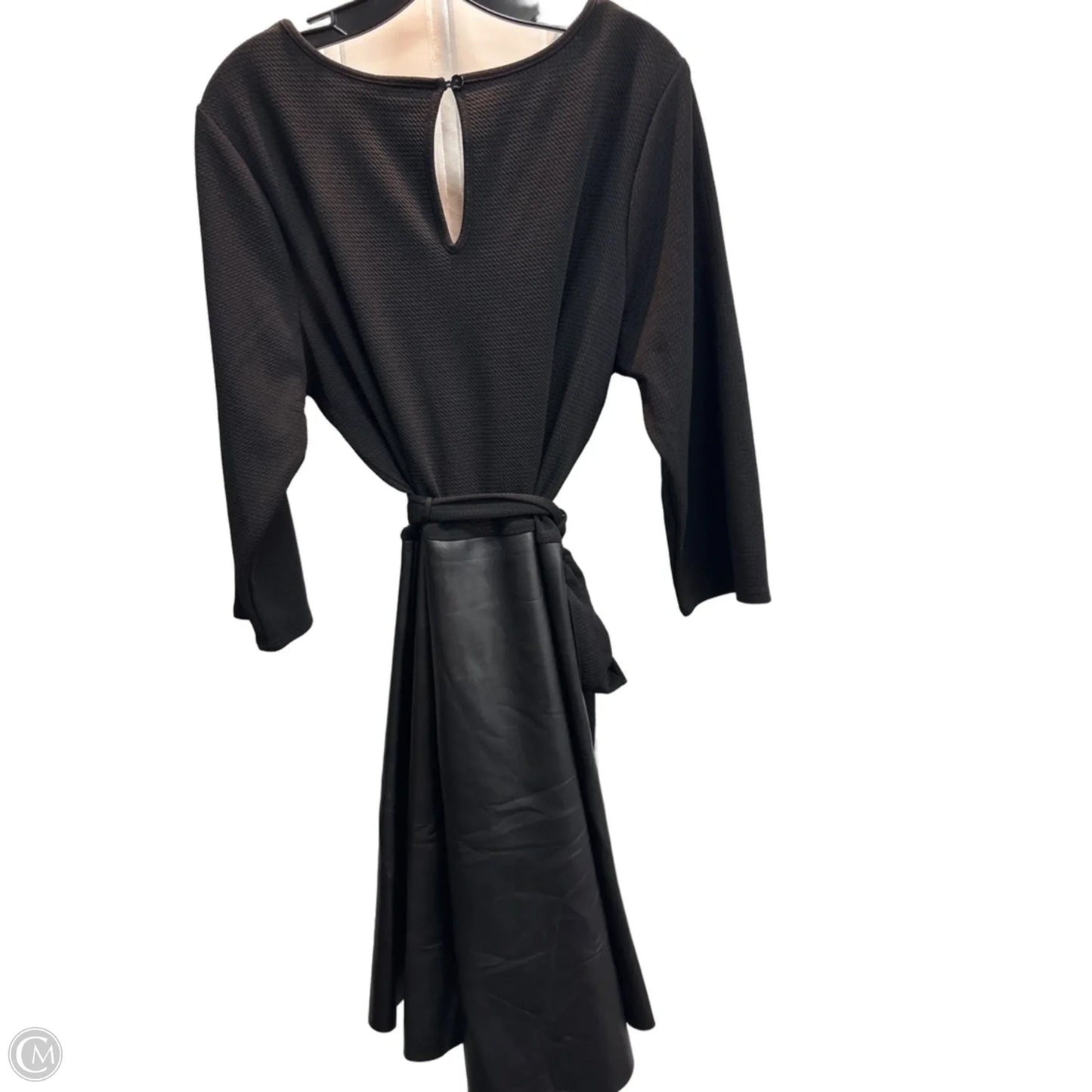 Dress Casual Midi By Ashley Stewart In Black, Size: 1x