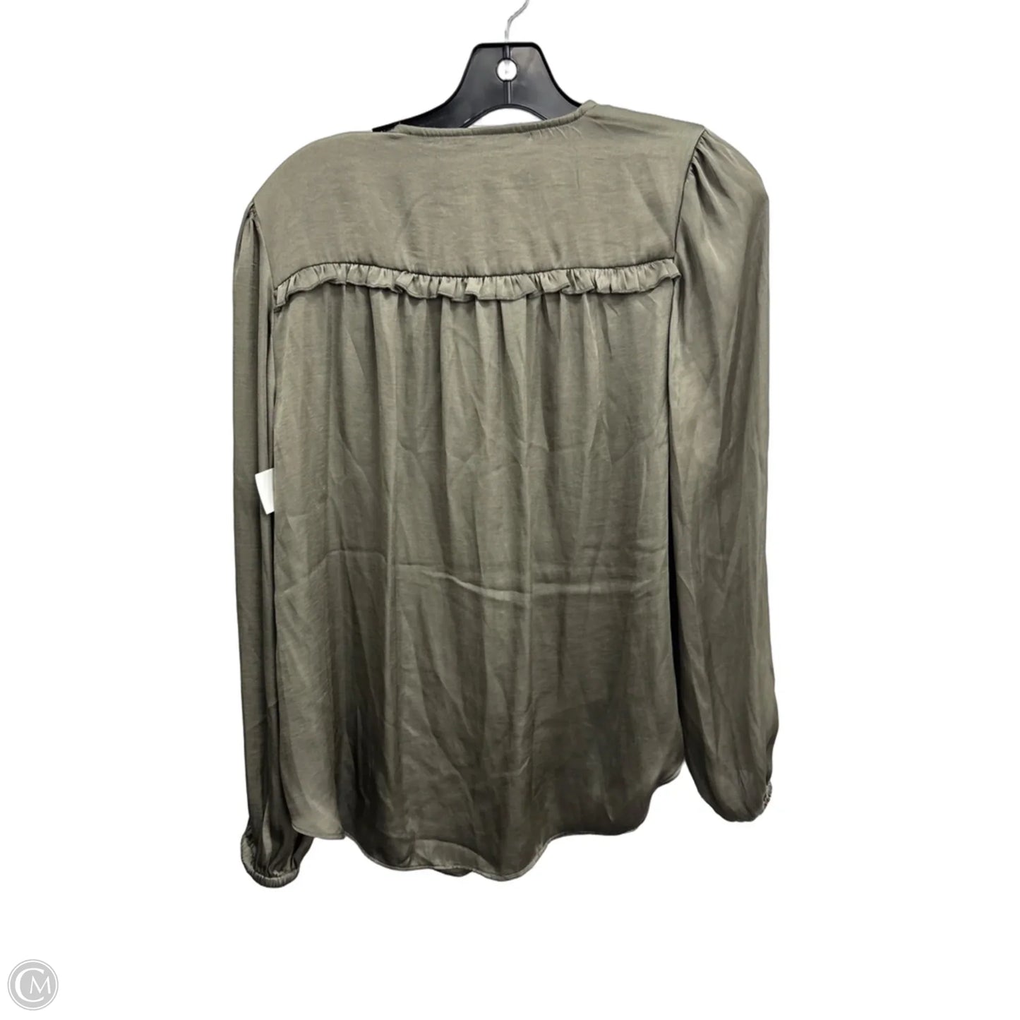 Blouse Long Sleeve By Philosophy In Green, Size: S