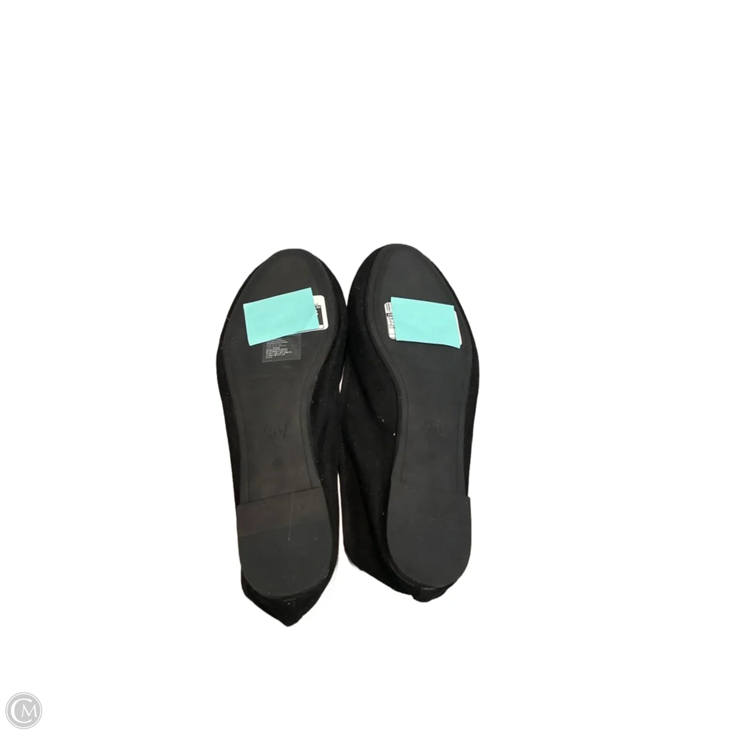 Shoes Flats By H&m In Black, Size: 9