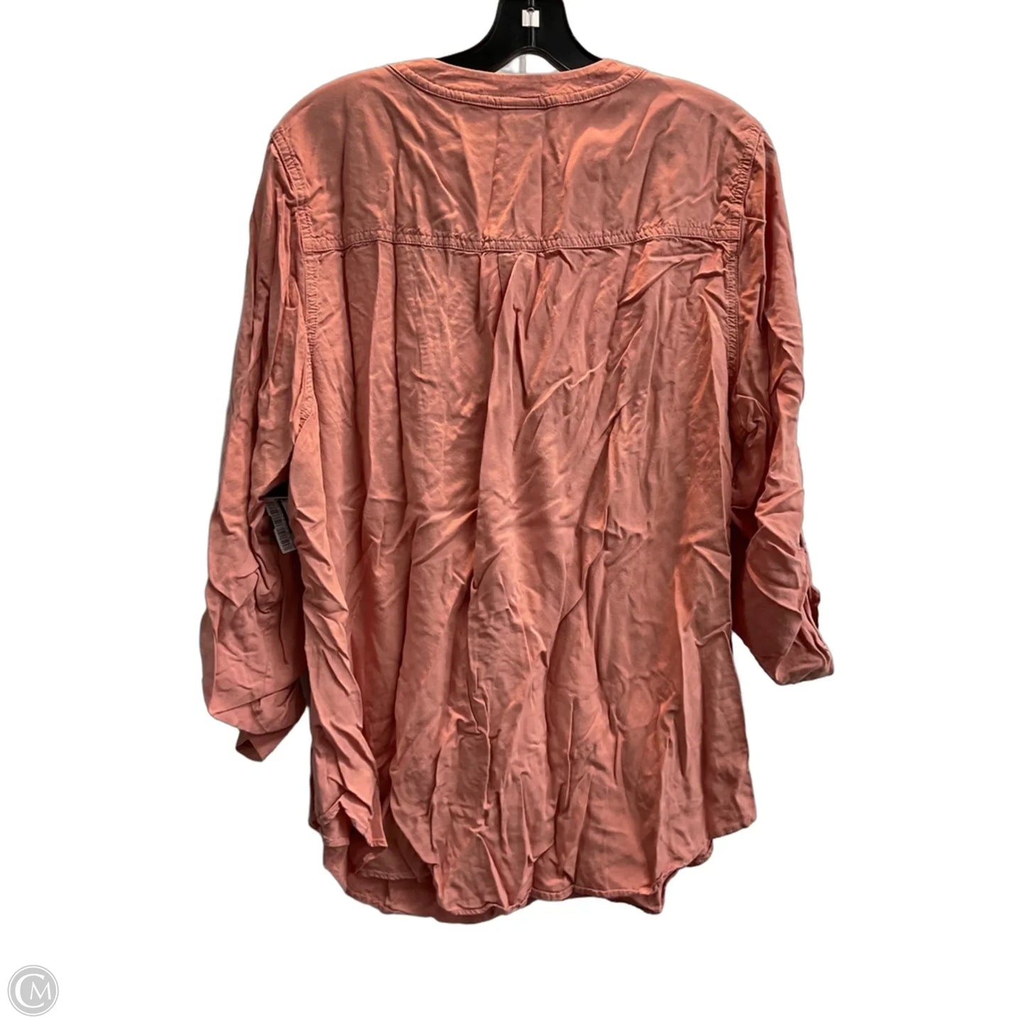 Top 3/4 Sleeve By Torrid In Pink, Size: 2x