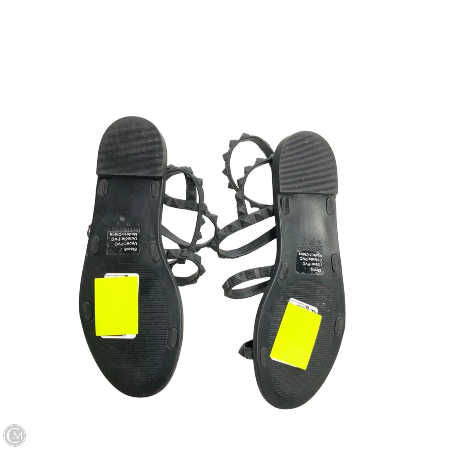 Sandals Flats By Olivia Miller In Black, Size: 8