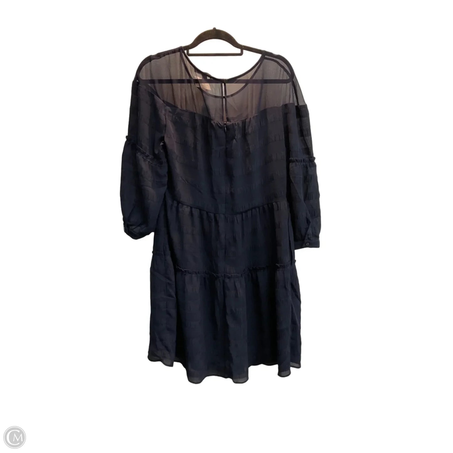 Dress Party Midi By Banana Republic In Navy, Size: L