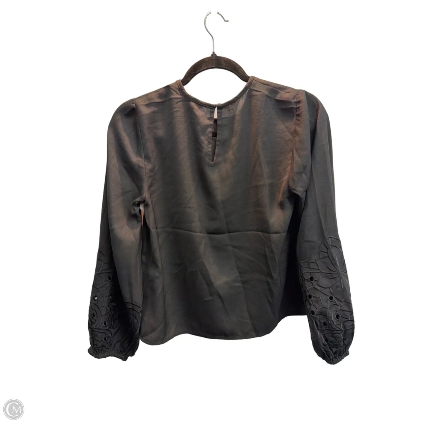 Top Long Sleeve By Express In Black, Size: Xs