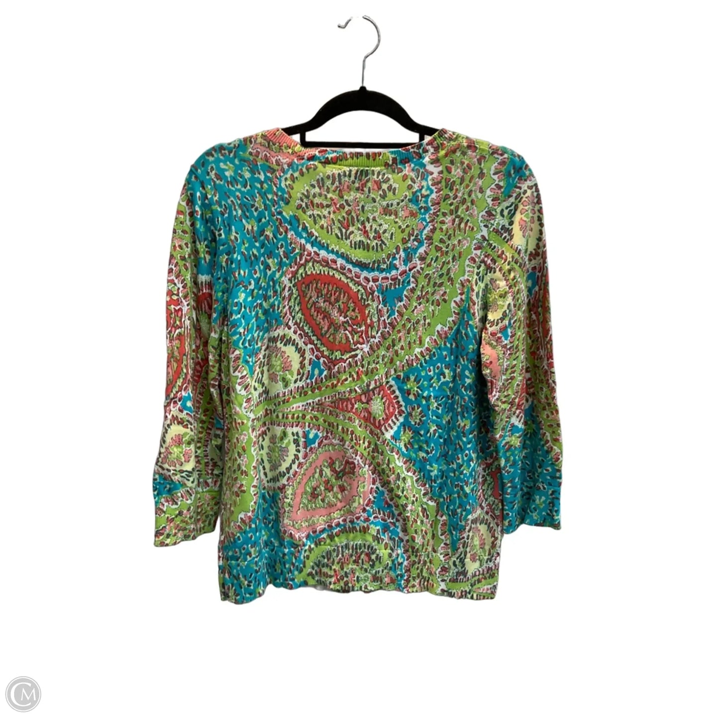 Cardigan By Talbots In Multi-colored, Size: Xl