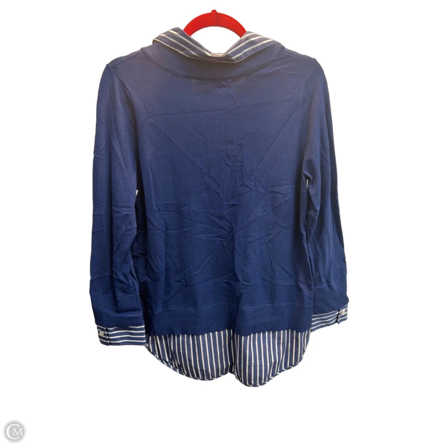 Top Long Sleeve By Chicos In Blue, Size: M