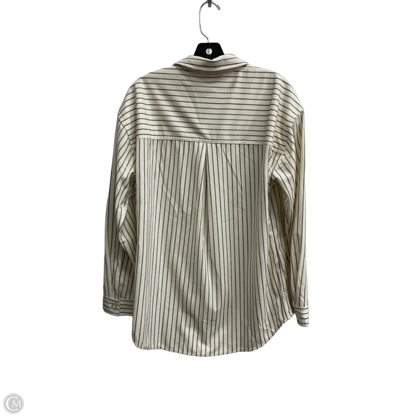 Top Long Sleeve By Maurices In Striped Pattern, Size: S