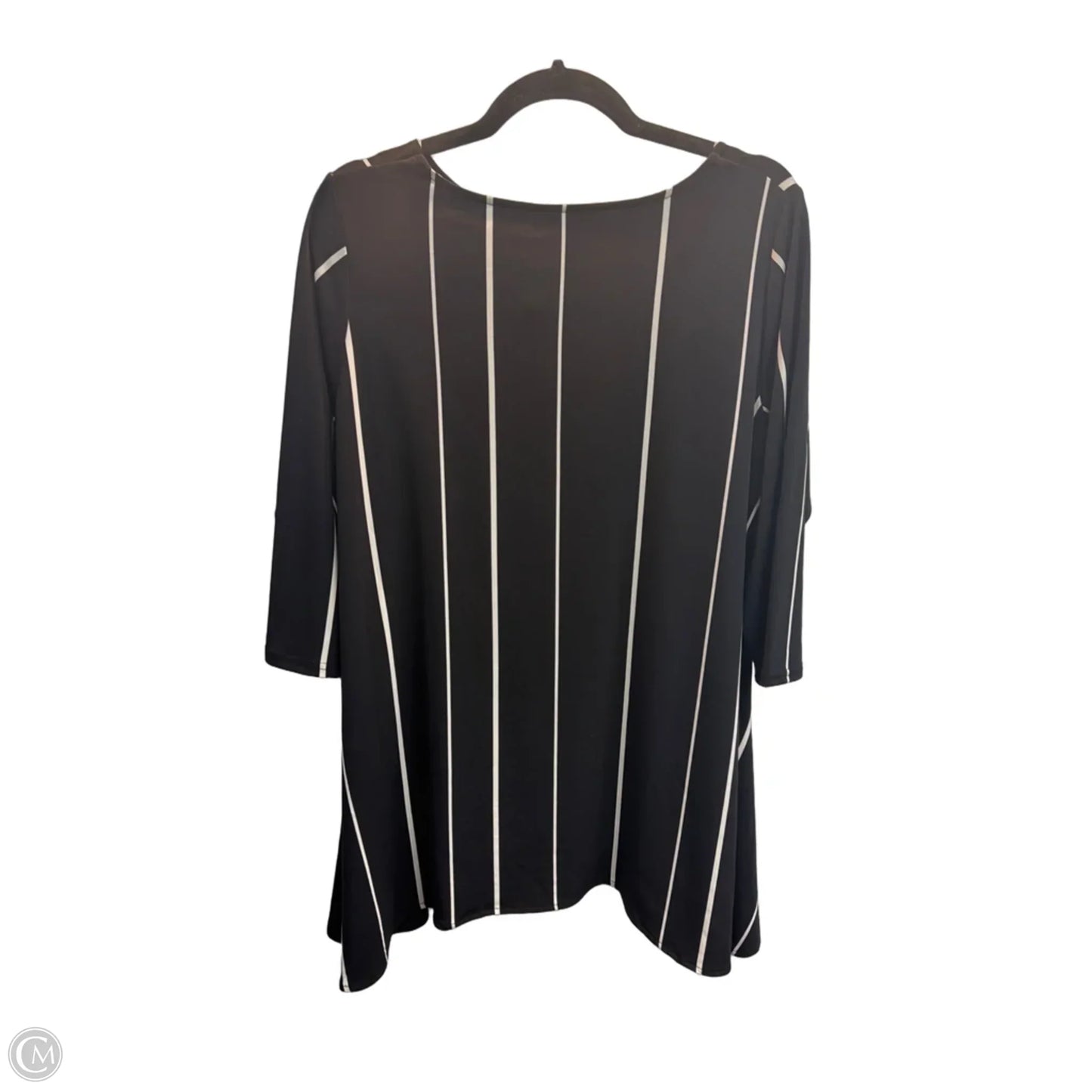 Top Long Sleeve By Alfani In Striped Pattern, Size: Xl
