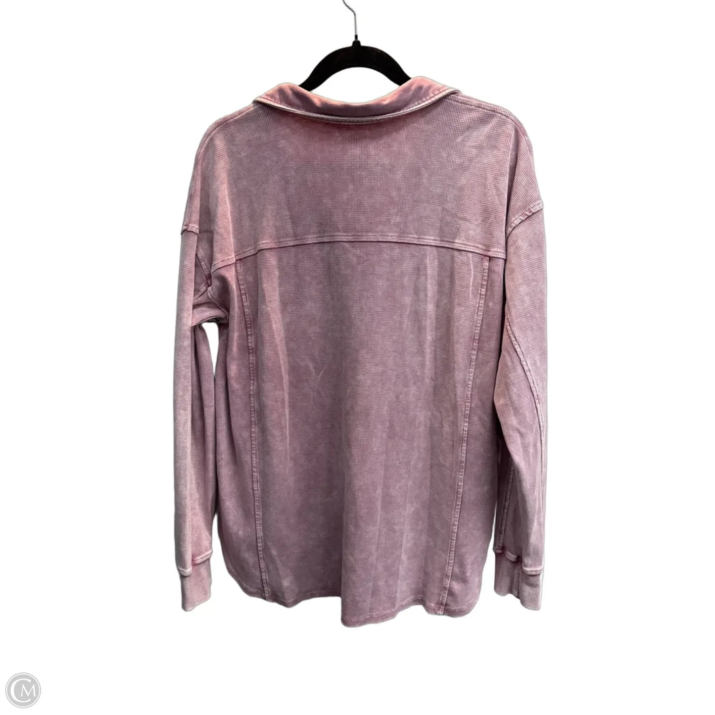 Top Long Sleeve By Jane And Delancey In Pink, Size: L