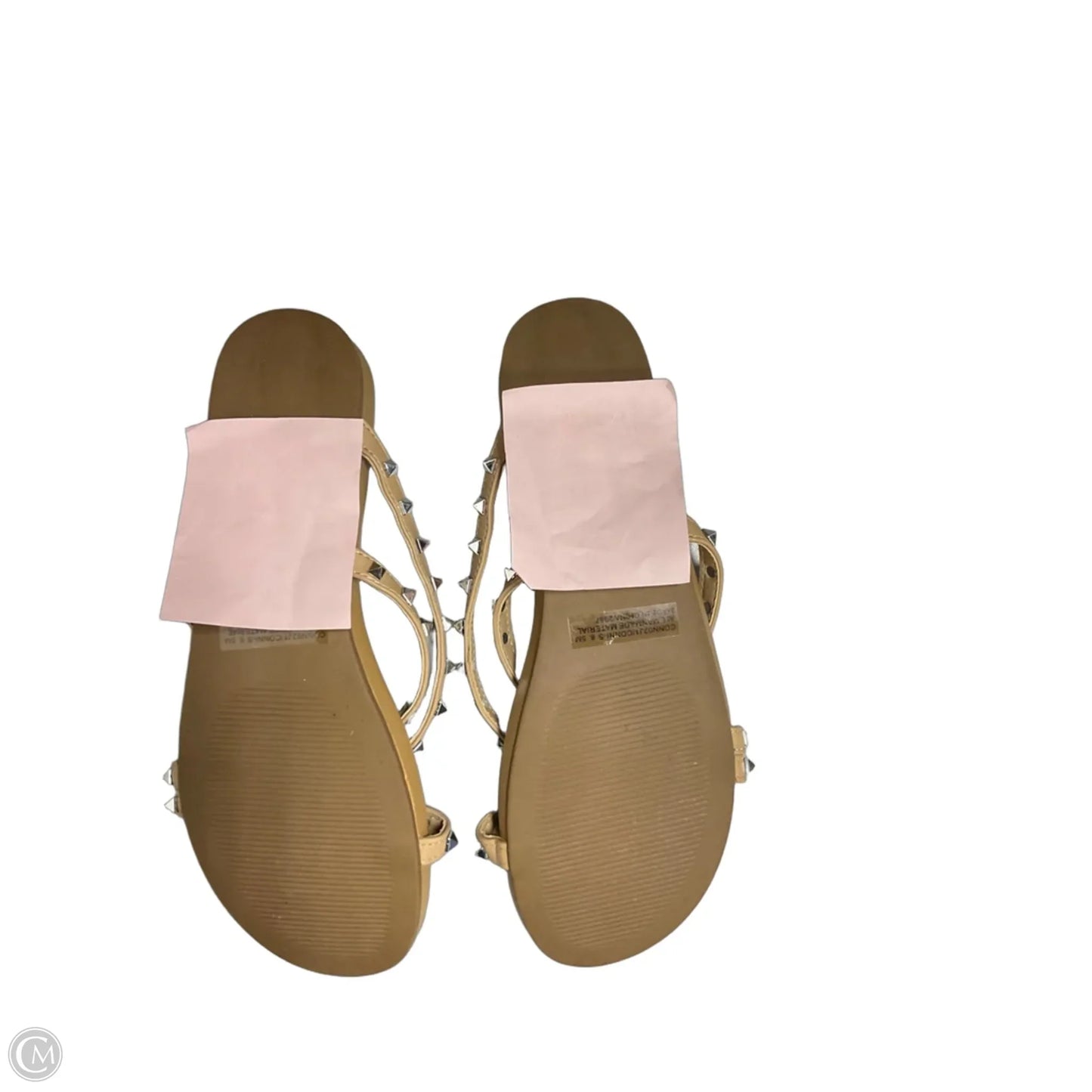 Sandals Flats By Madden Girl In Brown, Size: 8.5