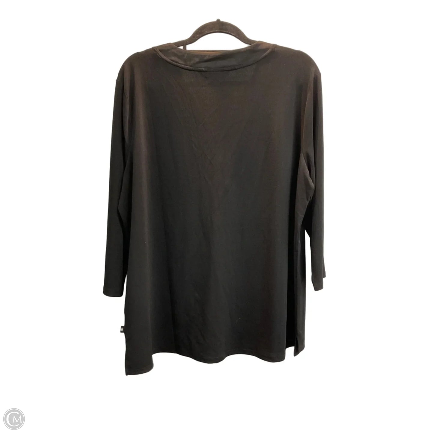 Top Long Sleeve By Banana Republic In Black, Size: Xl