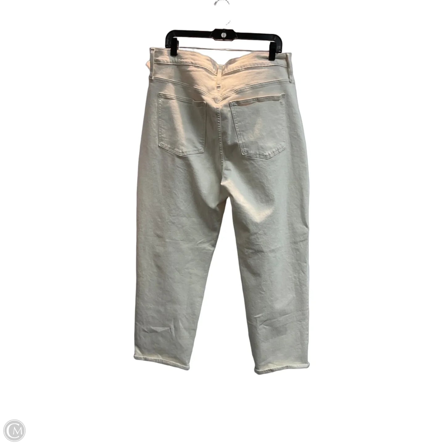 Jeans Straight By Madewell In Beige, Size: 16