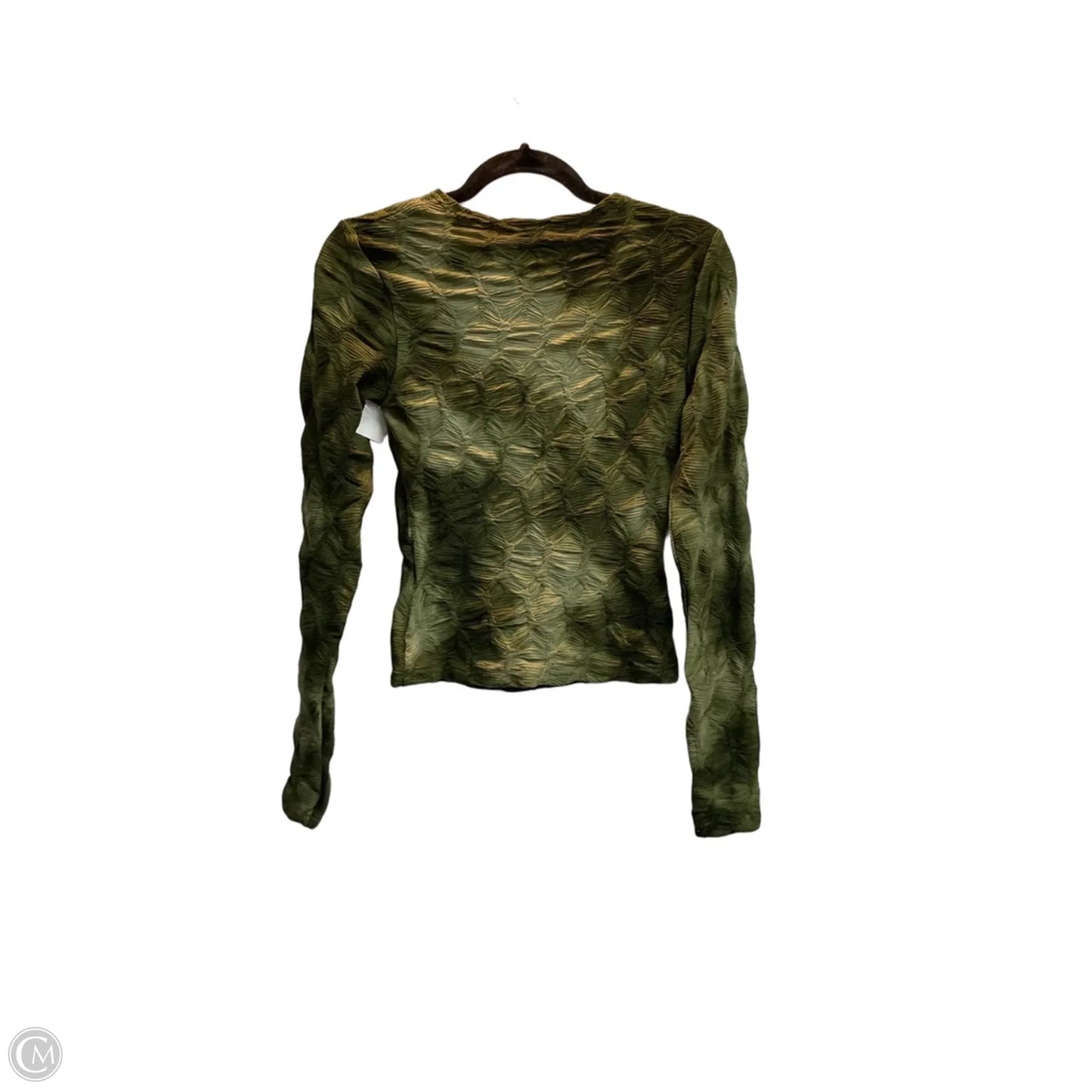 Top Long Sleeve By Clothes Mentor In Green, Size: S