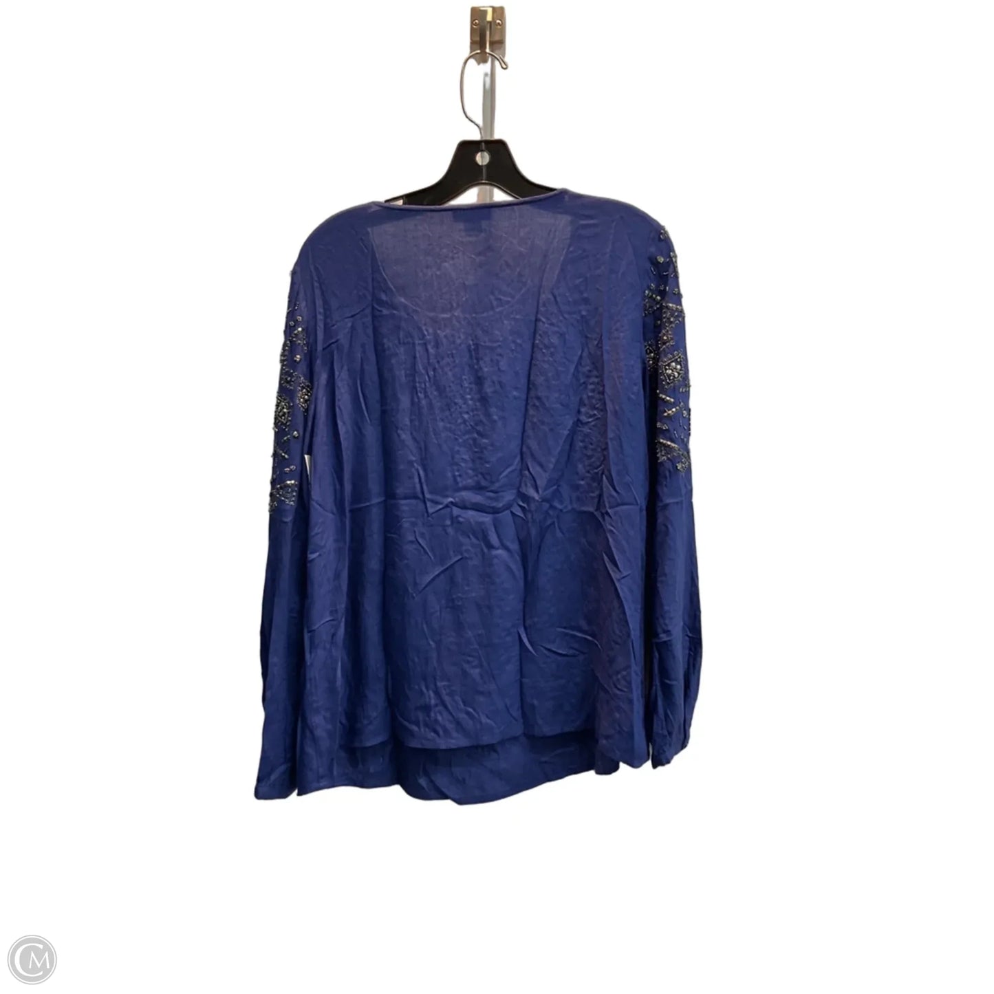 Top Long Sleeve By Sundance In Blue, Size: M