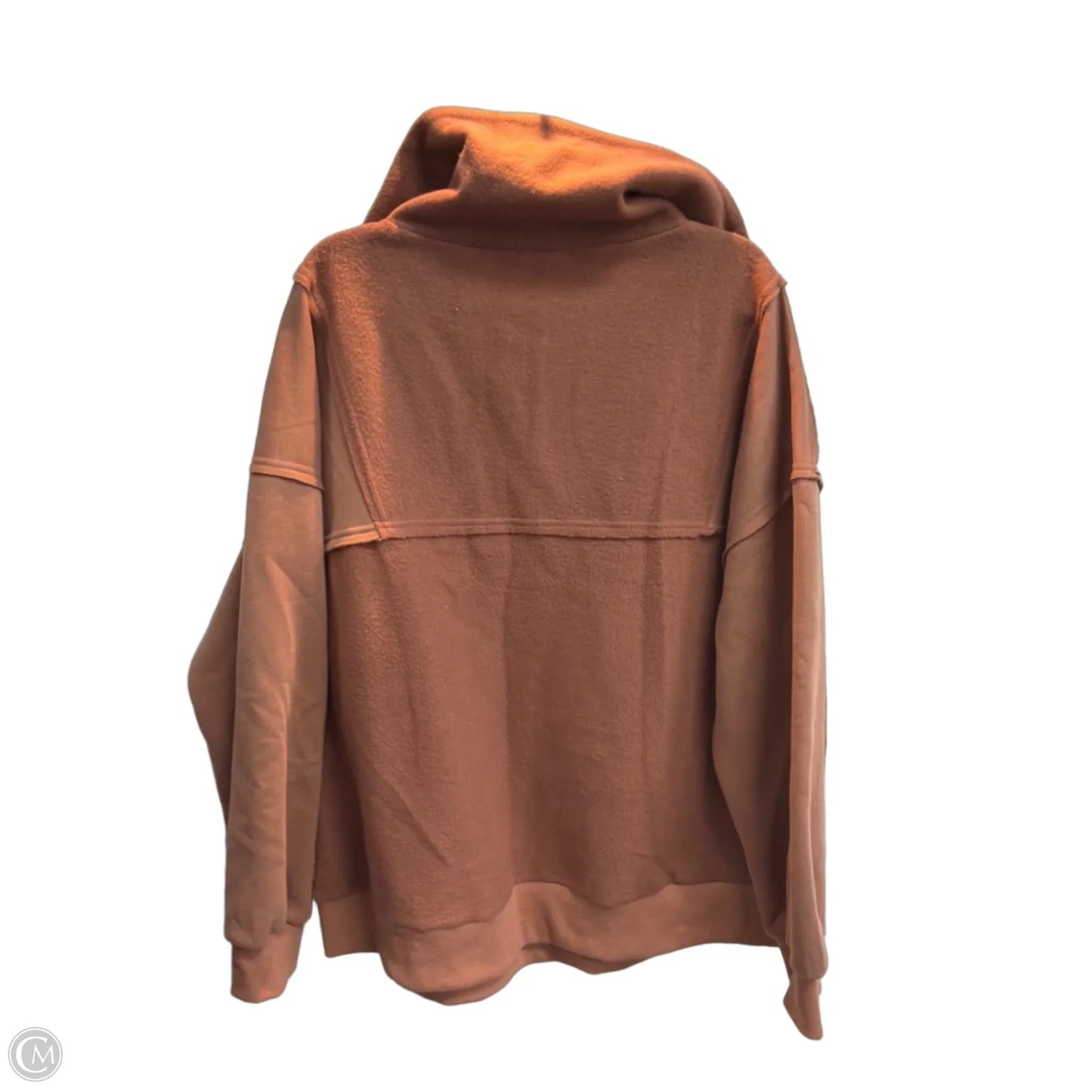 Sweatshirt Collar By New In In Brown, Size: 2x