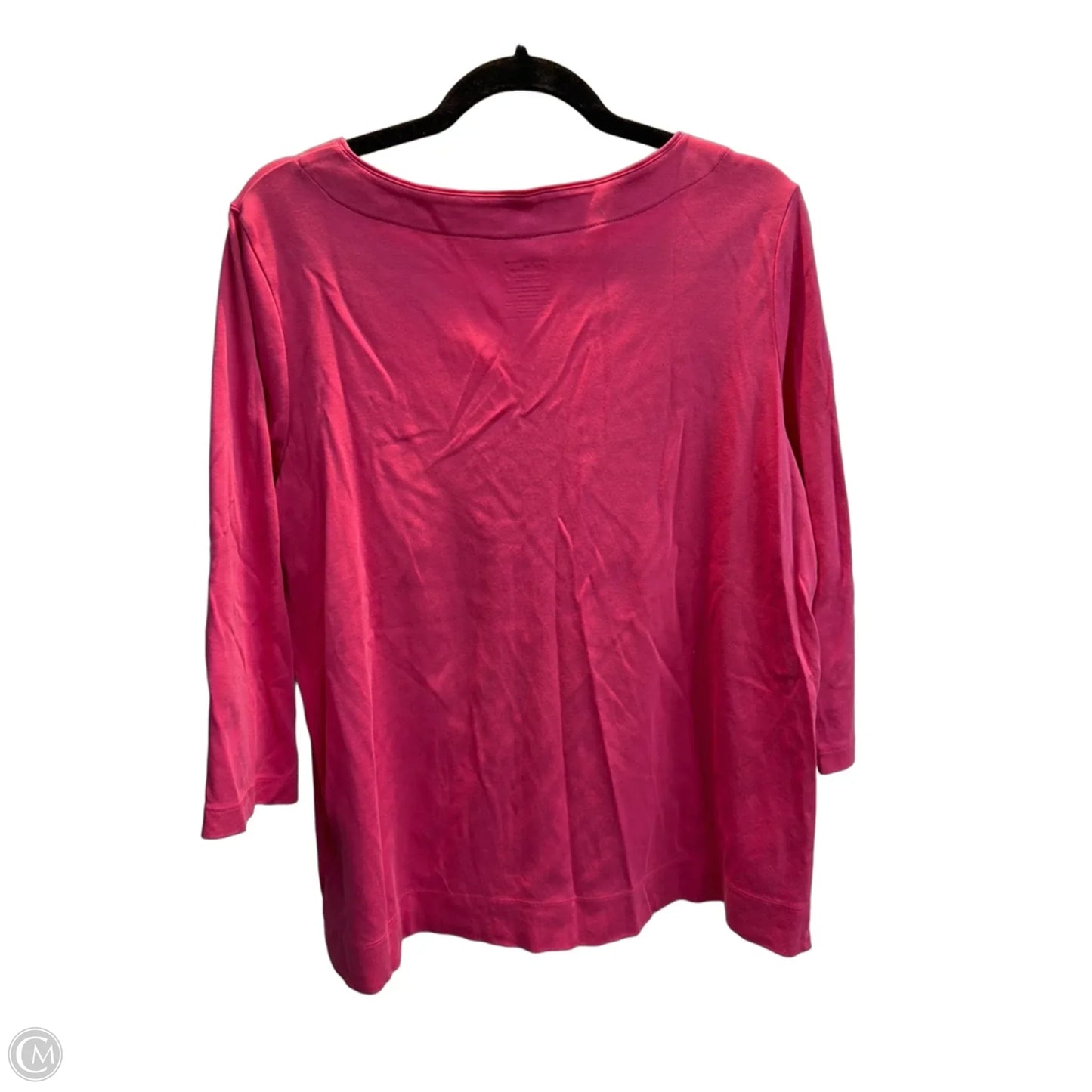 Top Long Sleeve By L.l. Bean In Pink, Size: Xl