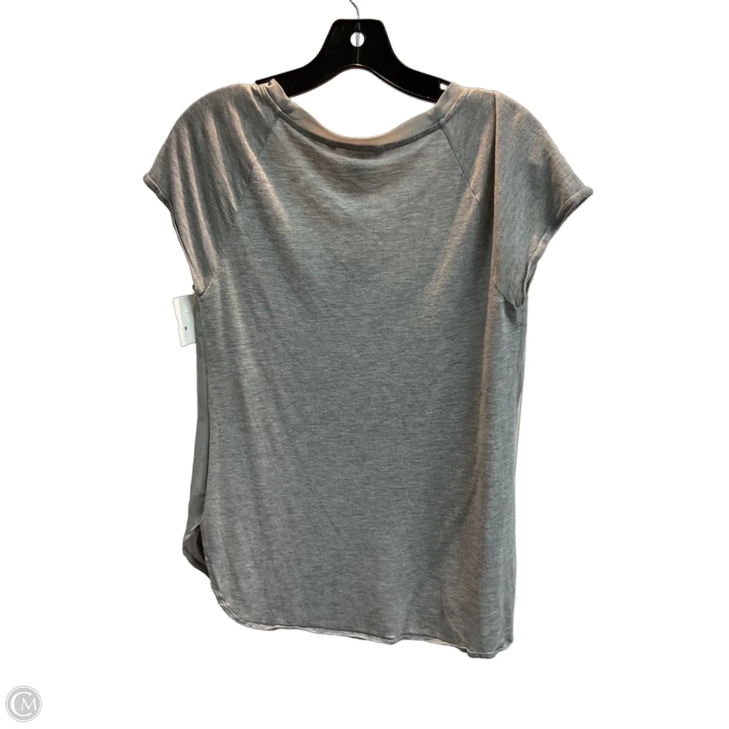 Top Short Sleeve By Banana Republic In Grey, Size: S