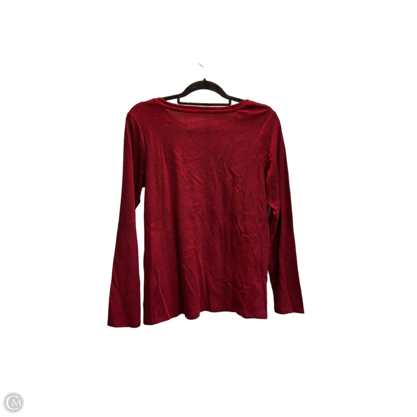 Top Long Sleeve By J. Jill In Red, Size: M