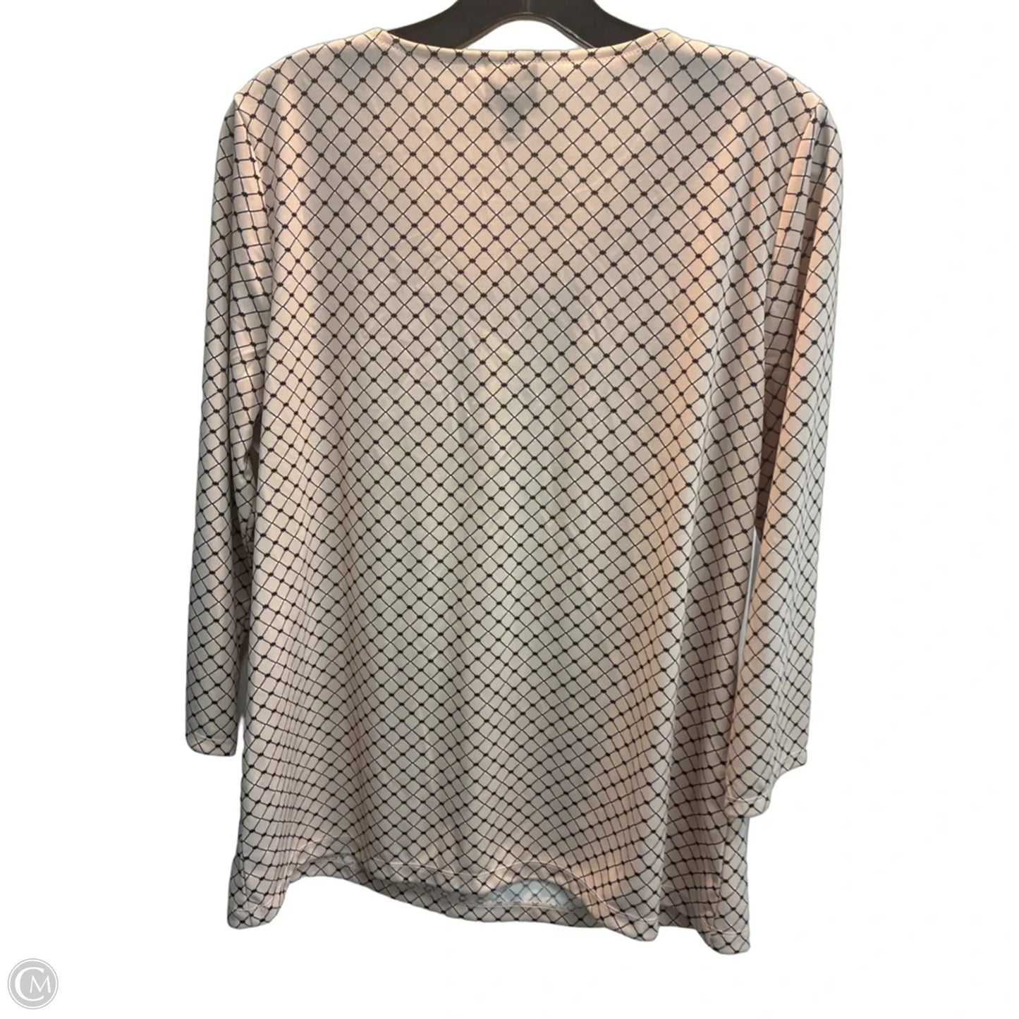 Top Long Sleeve By Worthington In Pink, Size: L