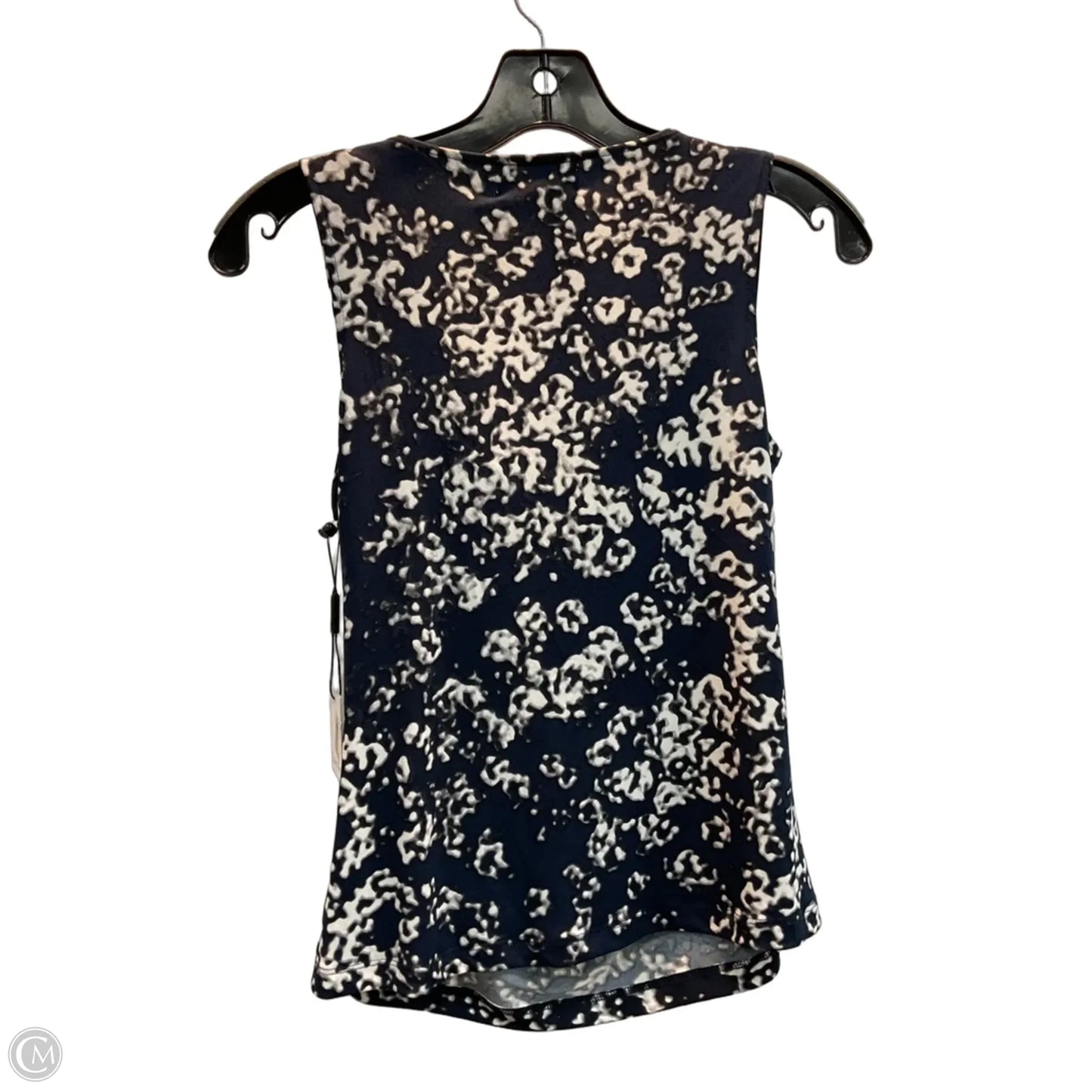 Top Sleeveless By Calvin Klein In Navy, Size: Xs