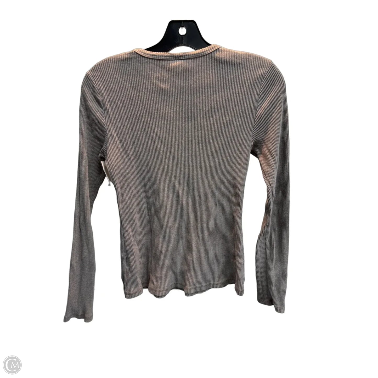 Top Long Sleeve By Old Navy In Grey, Size: M