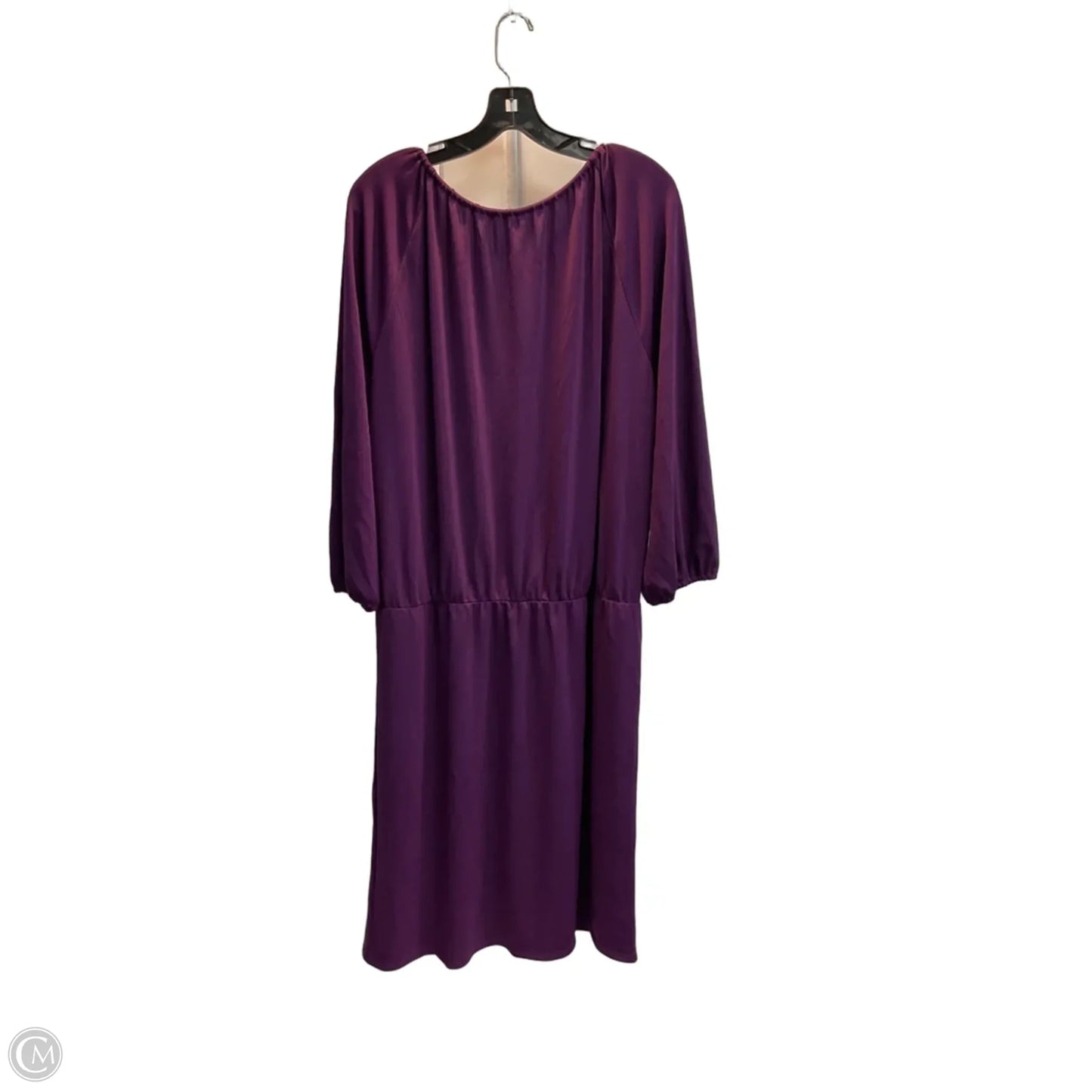 Dress Party Midi By Talbots In Purple, Size: Xl