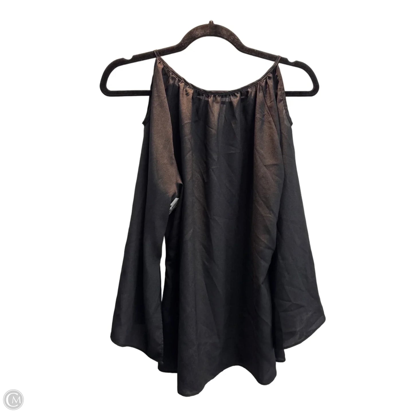 Top Long Sleeve By Milano In Black, Size: M