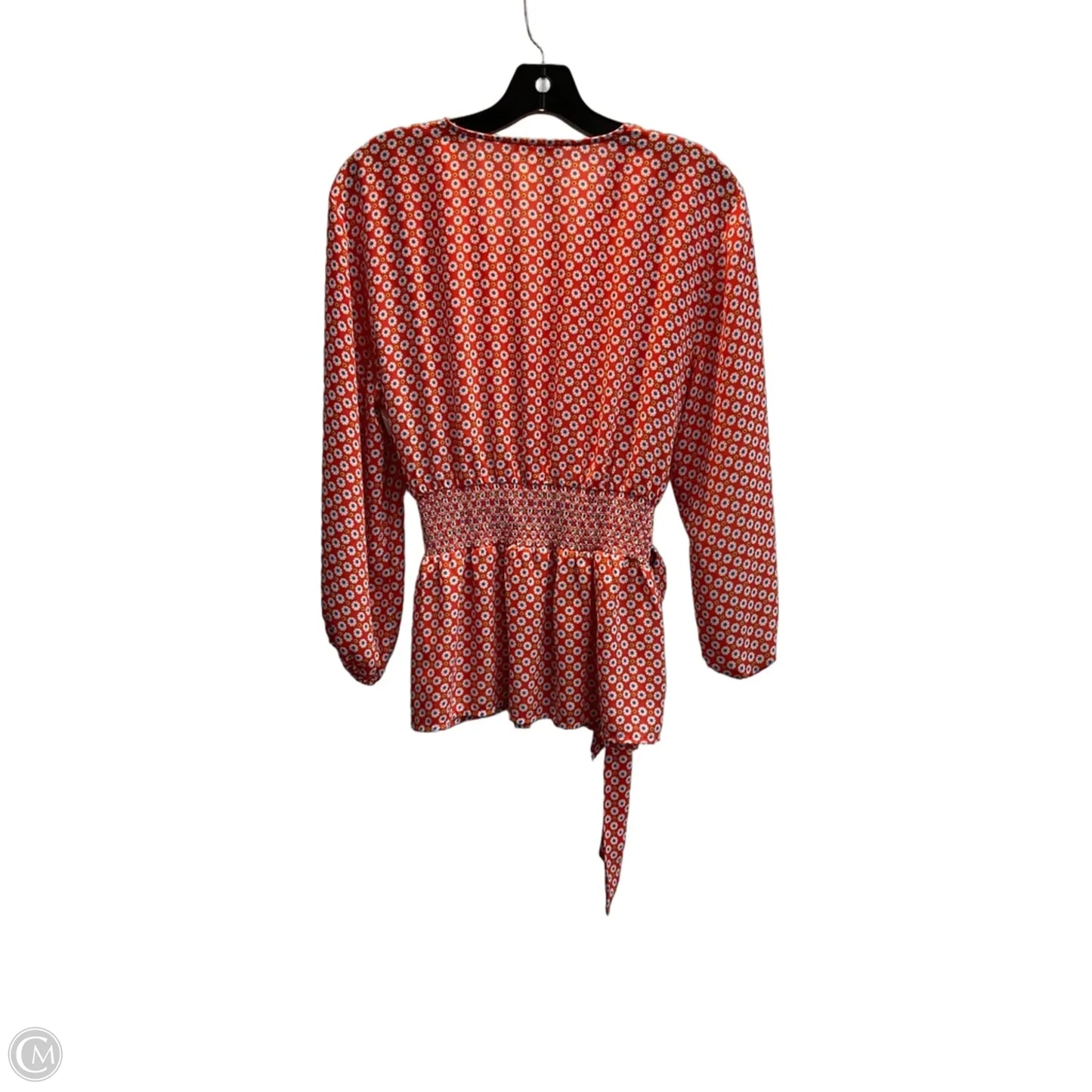 Top Long Sleeve By Max Studio In Floral Print, Size: L