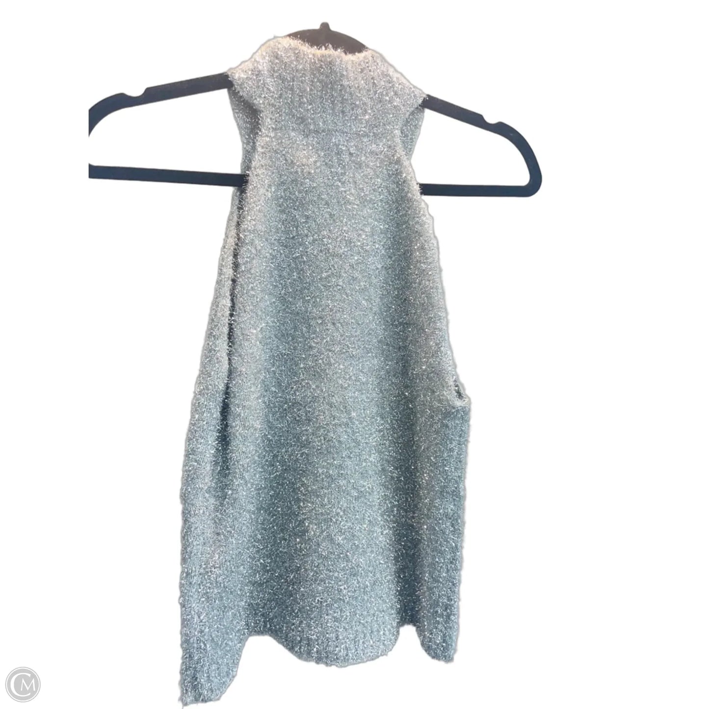 Top Sleeveless Designer By Rebecca Minkoff In Silver, Size: S
