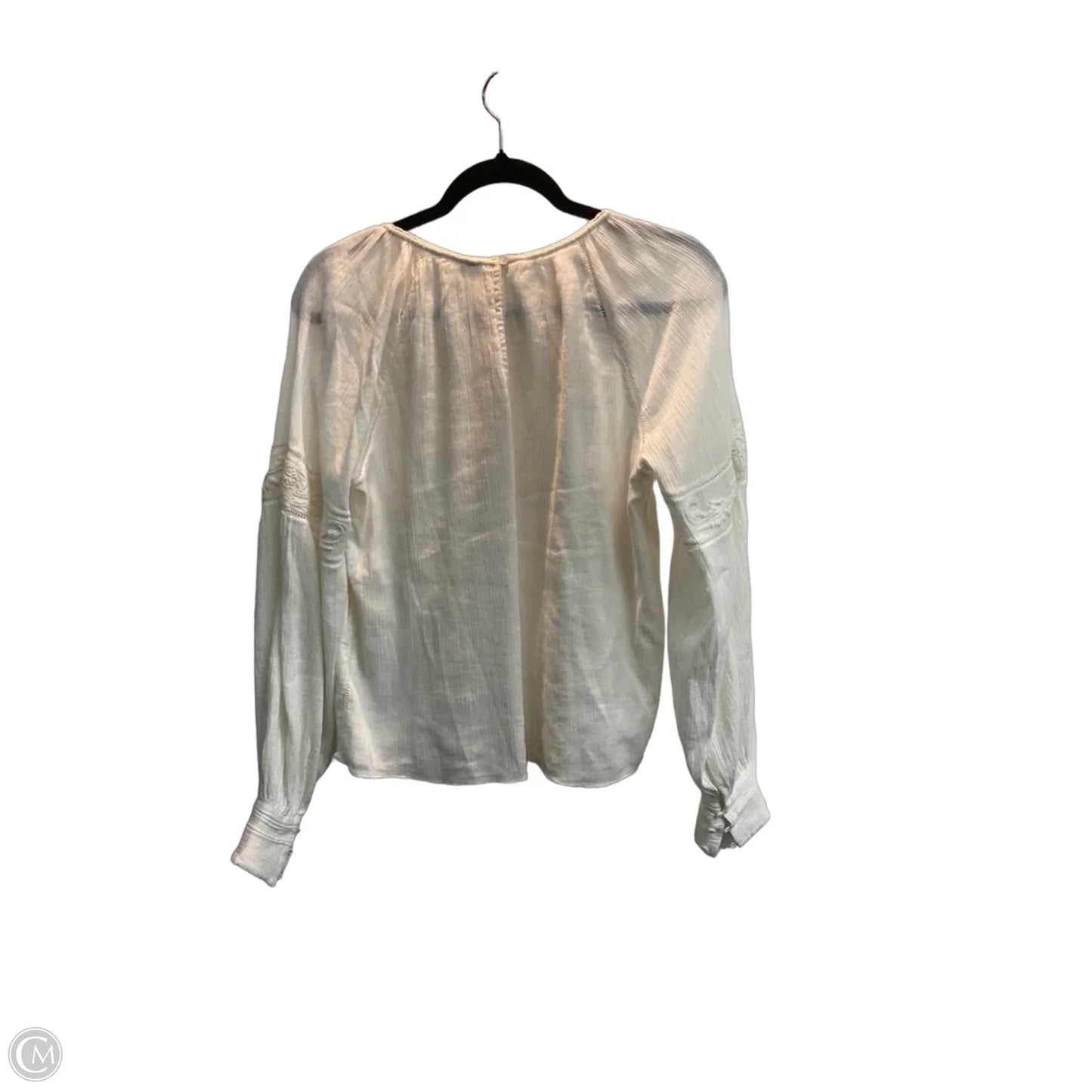 Top Long Sleeve By Joie In Cream, Size: M