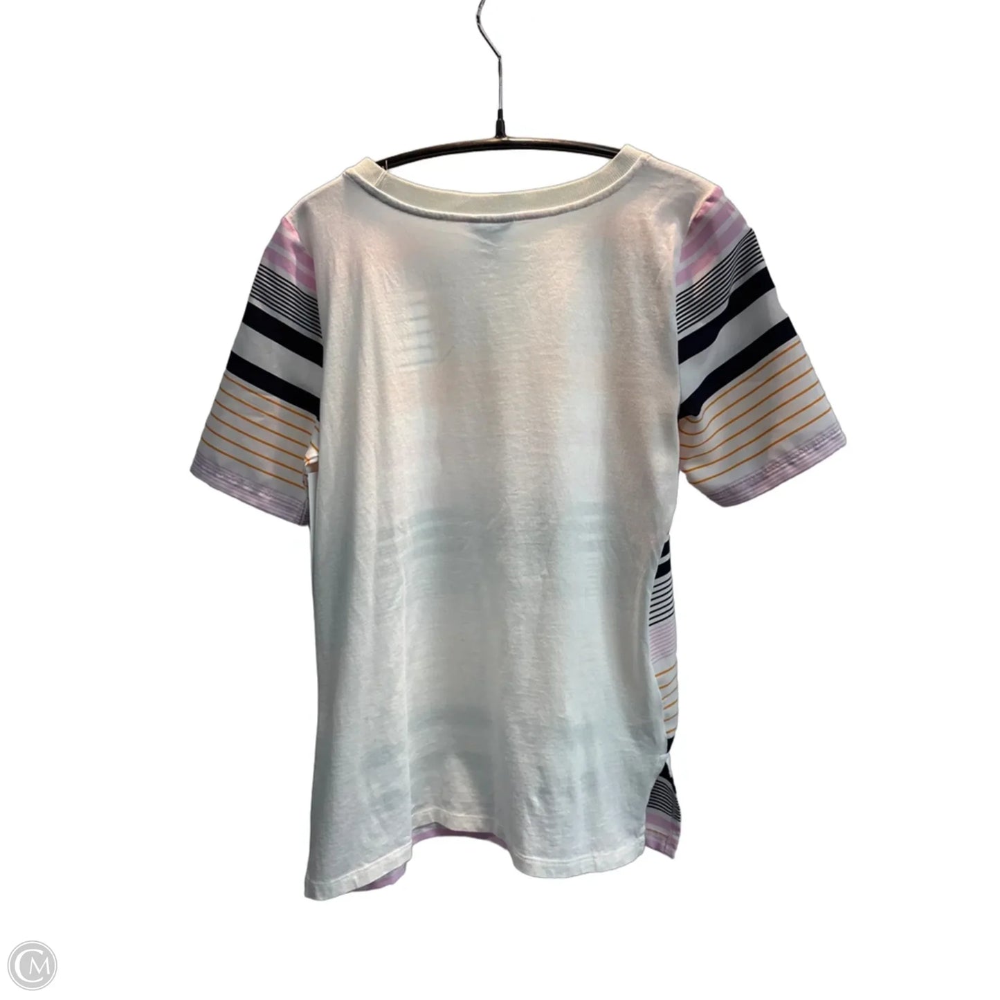 Top Short Sleeve By Ann Taylor In Striped Pattern, Size: Xsp