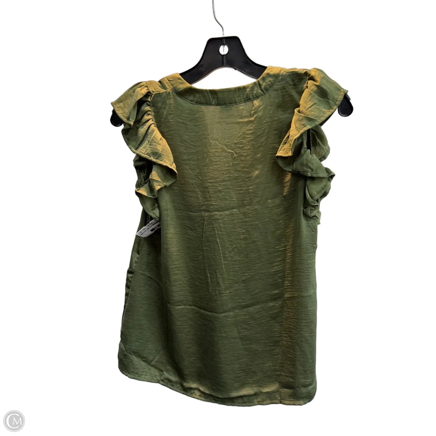 Top Sleeveless By Clothes Mentor In Green, Size: S