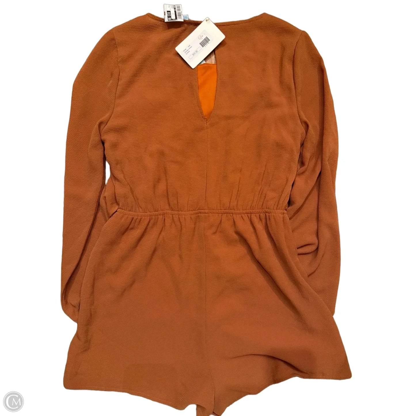 Romper By She + Sky In Orange, Size: S